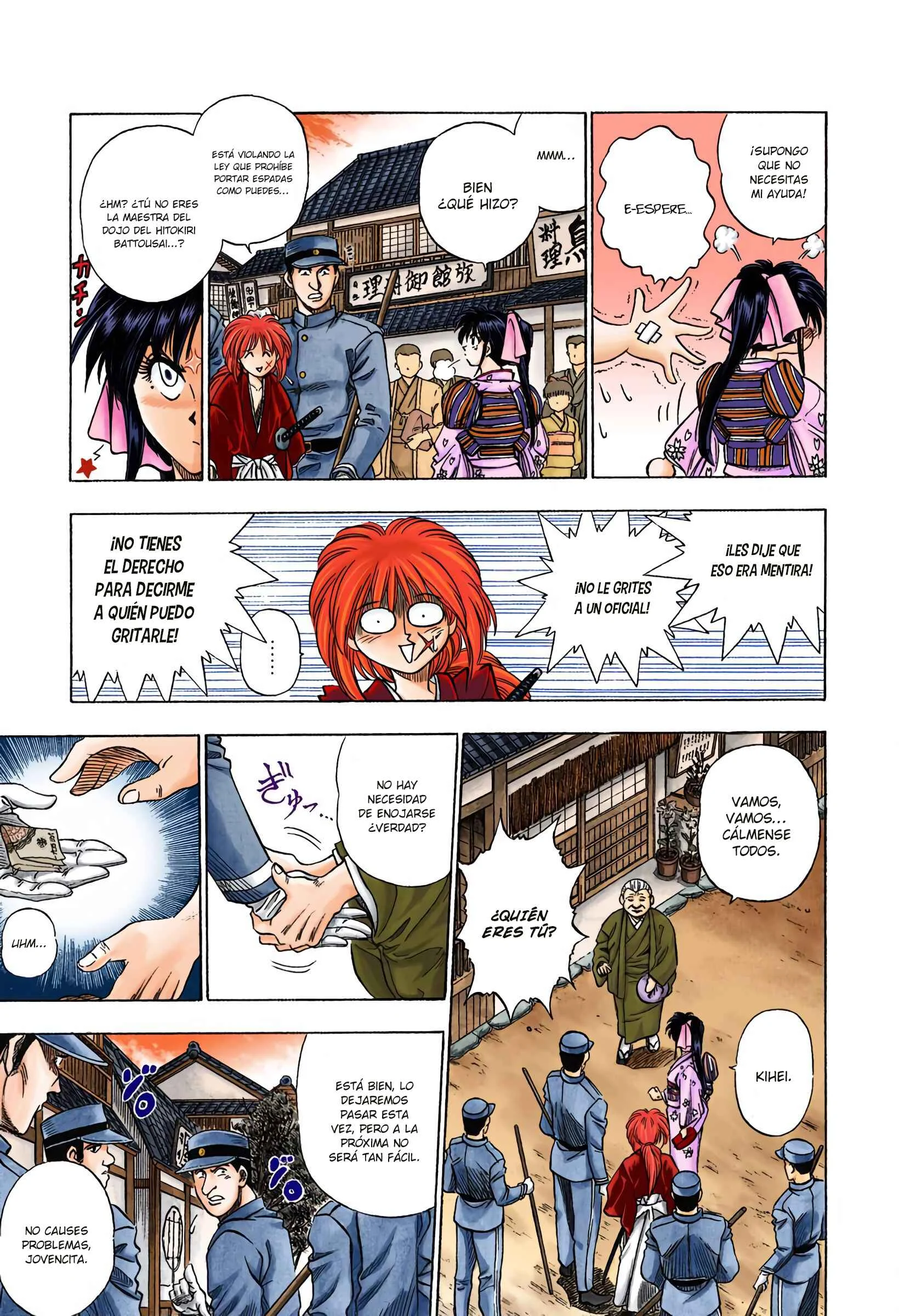 Rurouni Kenshin (Official Colored) Capítulo 1: Kenshin Himura Battousai - Page 22