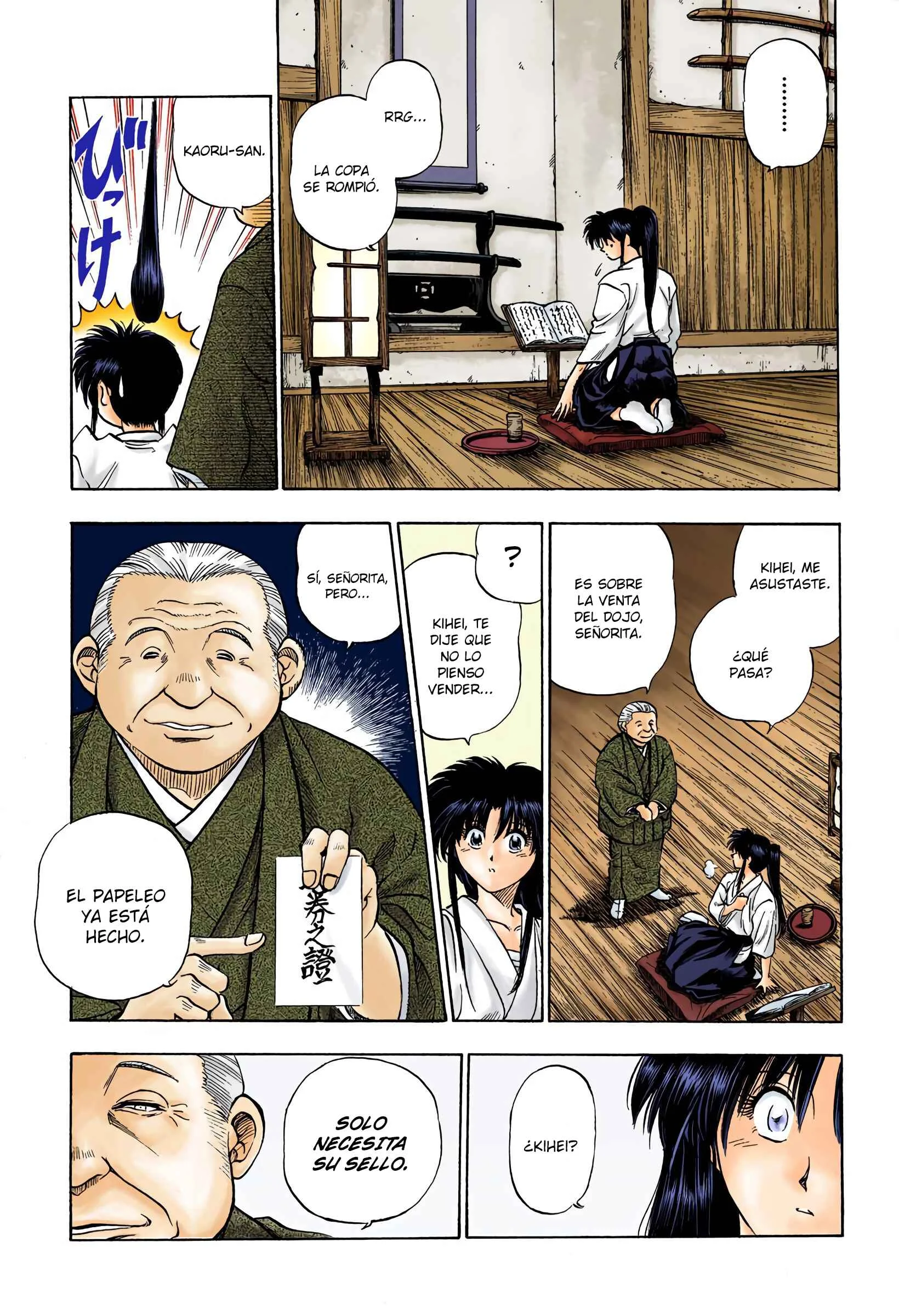 Rurouni Kenshin (Official Colored) Capítulo 1: Kenshin Himura Battousai - Page 30