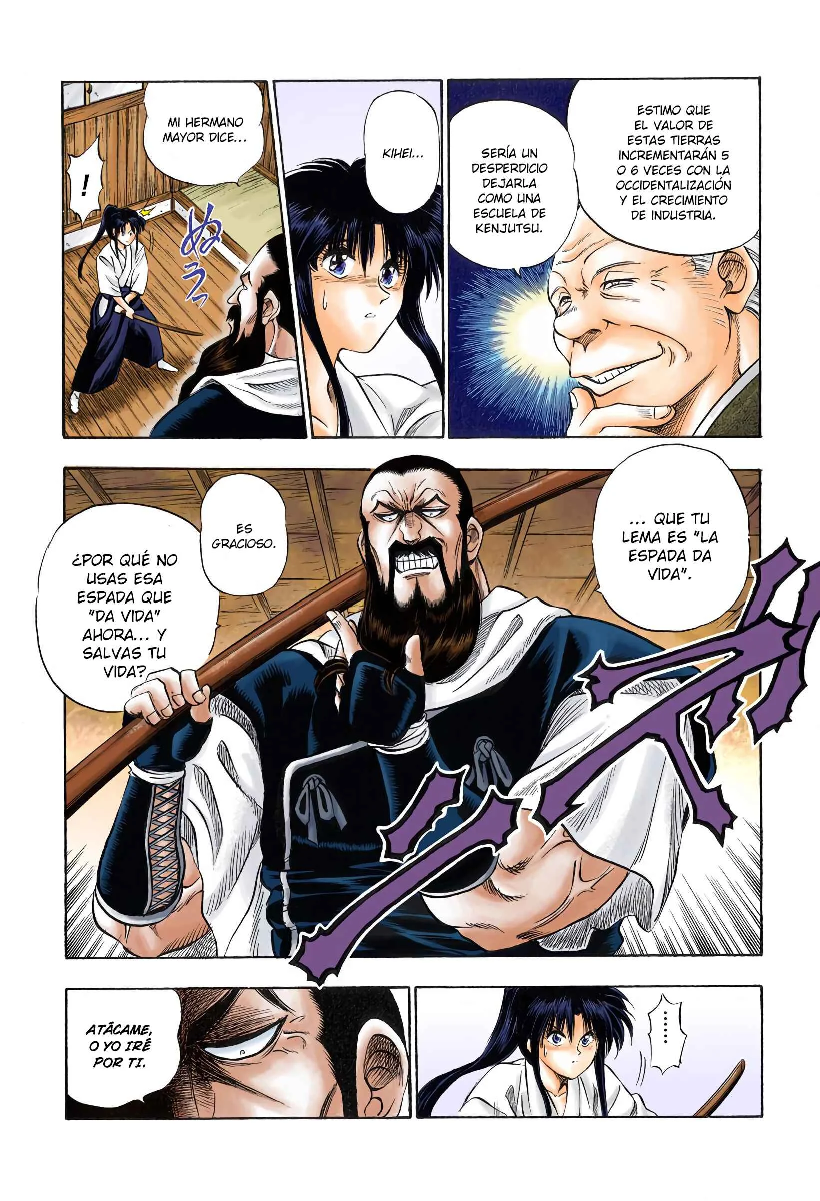 Rurouni Kenshin (Official Colored) Capítulo 1: Kenshin Himura Battousai - Page 33