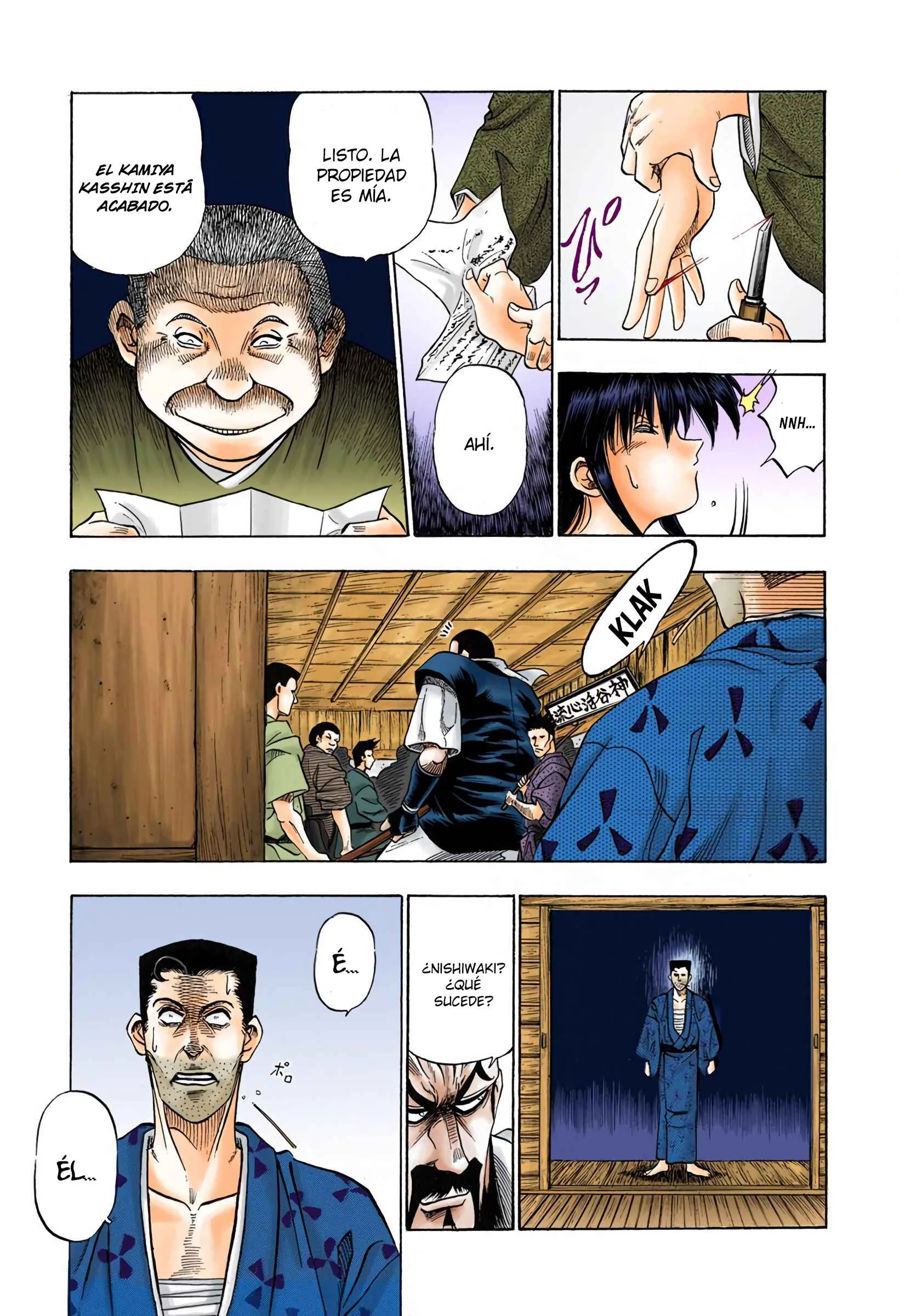 Rurouni Kenshin (Official Colored) Capítulo 1: Kenshin Himura Battousai - Page 36