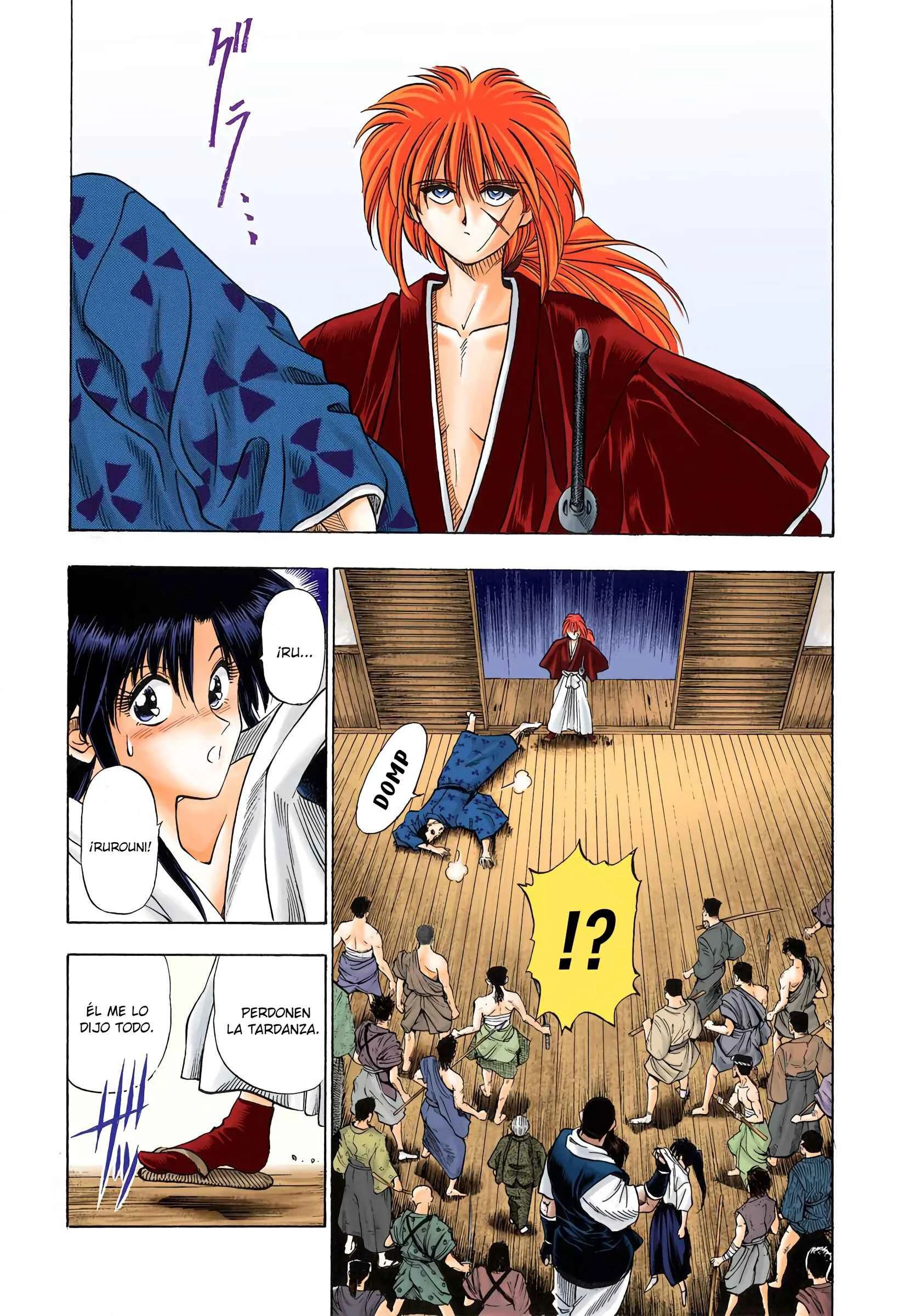 Rurouni Kenshin (Official Colored) Capítulo 1: Kenshin Himura Battousai - Page 37