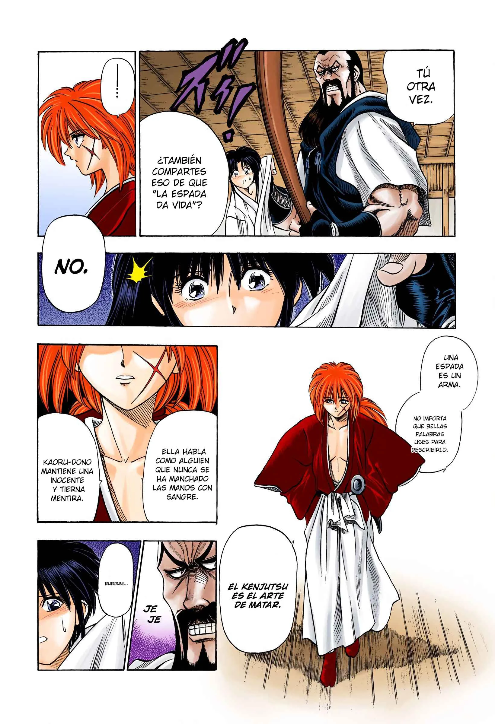 Rurouni Kenshin (Official Colored) Capítulo 1: Kenshin Himura Battousai - Page 38