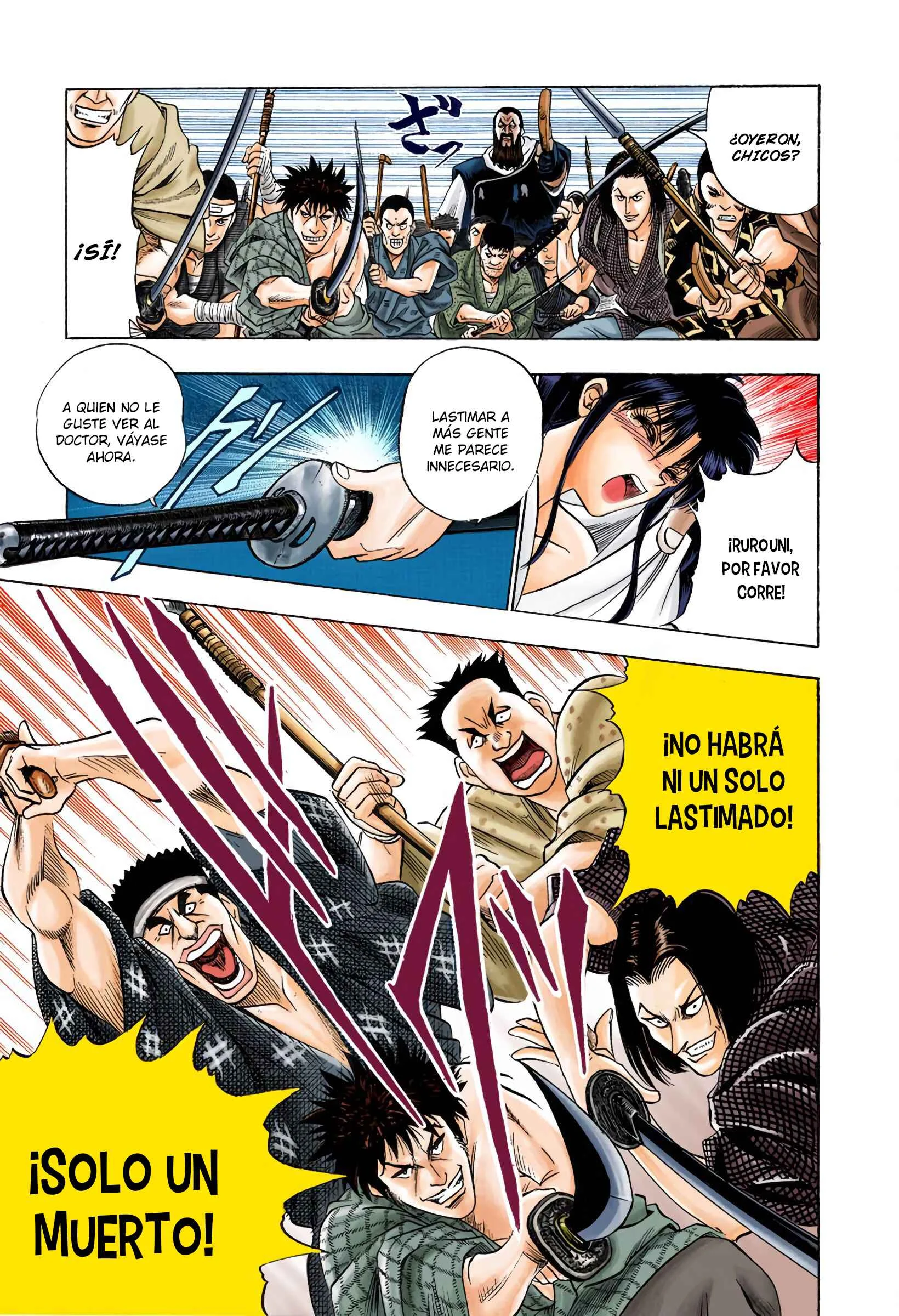 Rurouni Kenshin (Official Colored) Capítulo 1: Kenshin Himura Battousai - Page 40