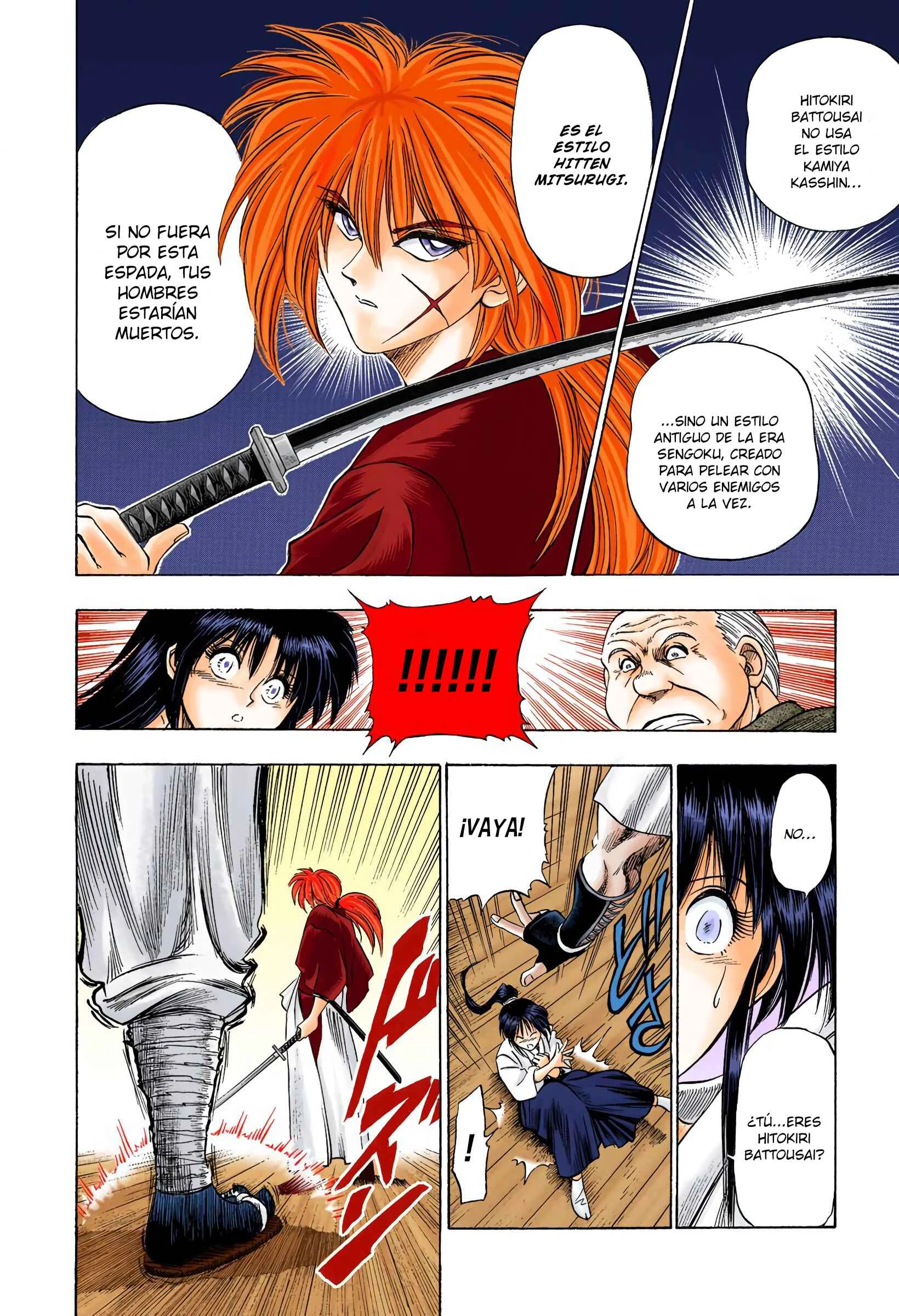 Rurouni Kenshin (Official Colored) Capítulo 1: Kenshin Himura Battousai - Page 45