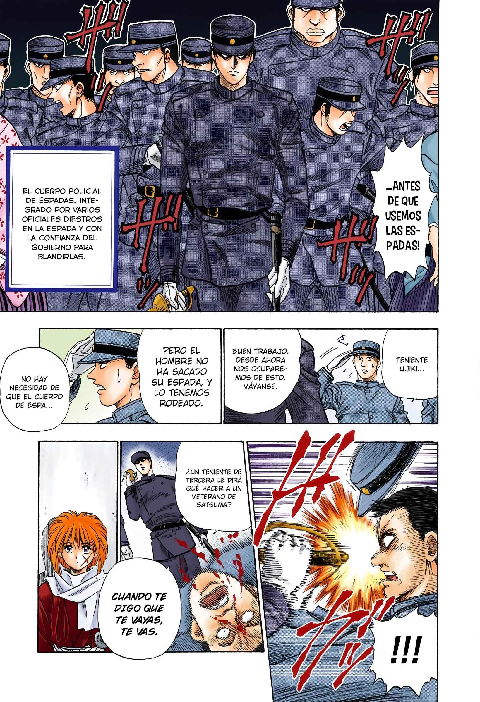 Rurouni Kenshin (Official Colored) Capítulo 2: Rurouni en la ciudad - Page 7
