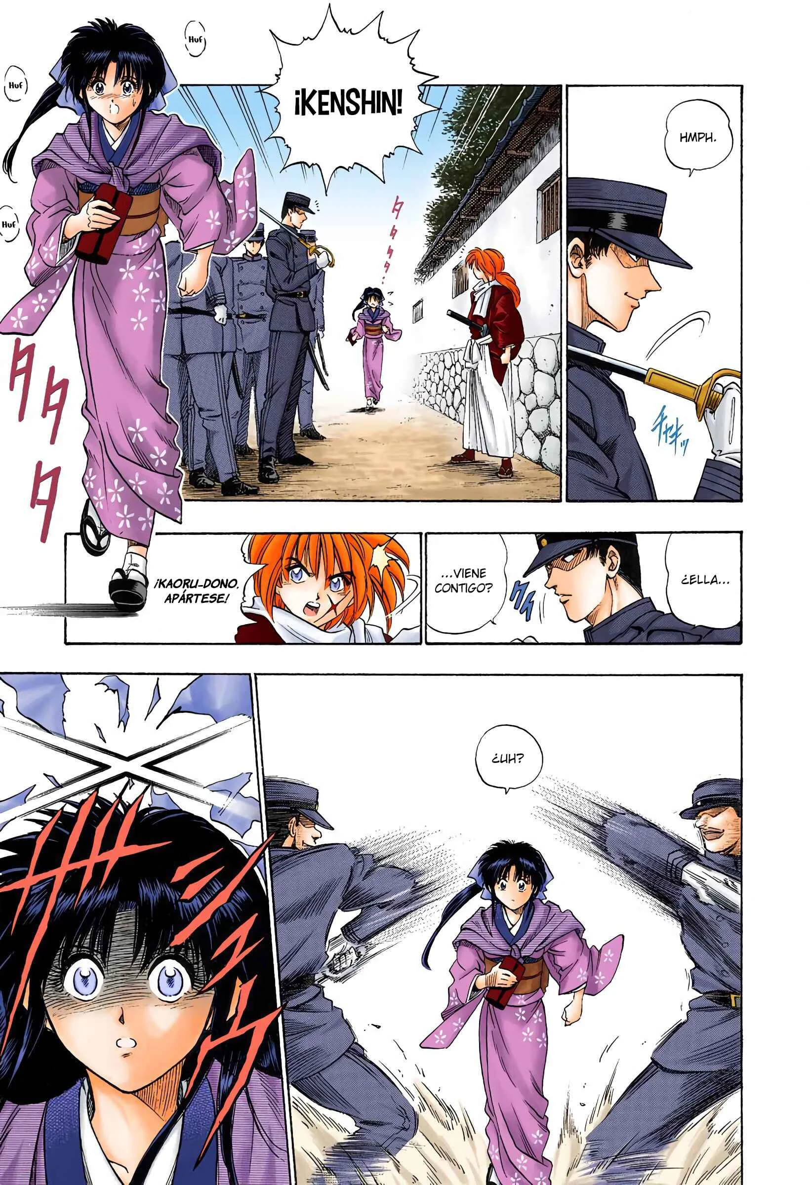Rurouni Kenshin (Official Colored) Capítulo 2: Rurouni en la ciudad - Page 9