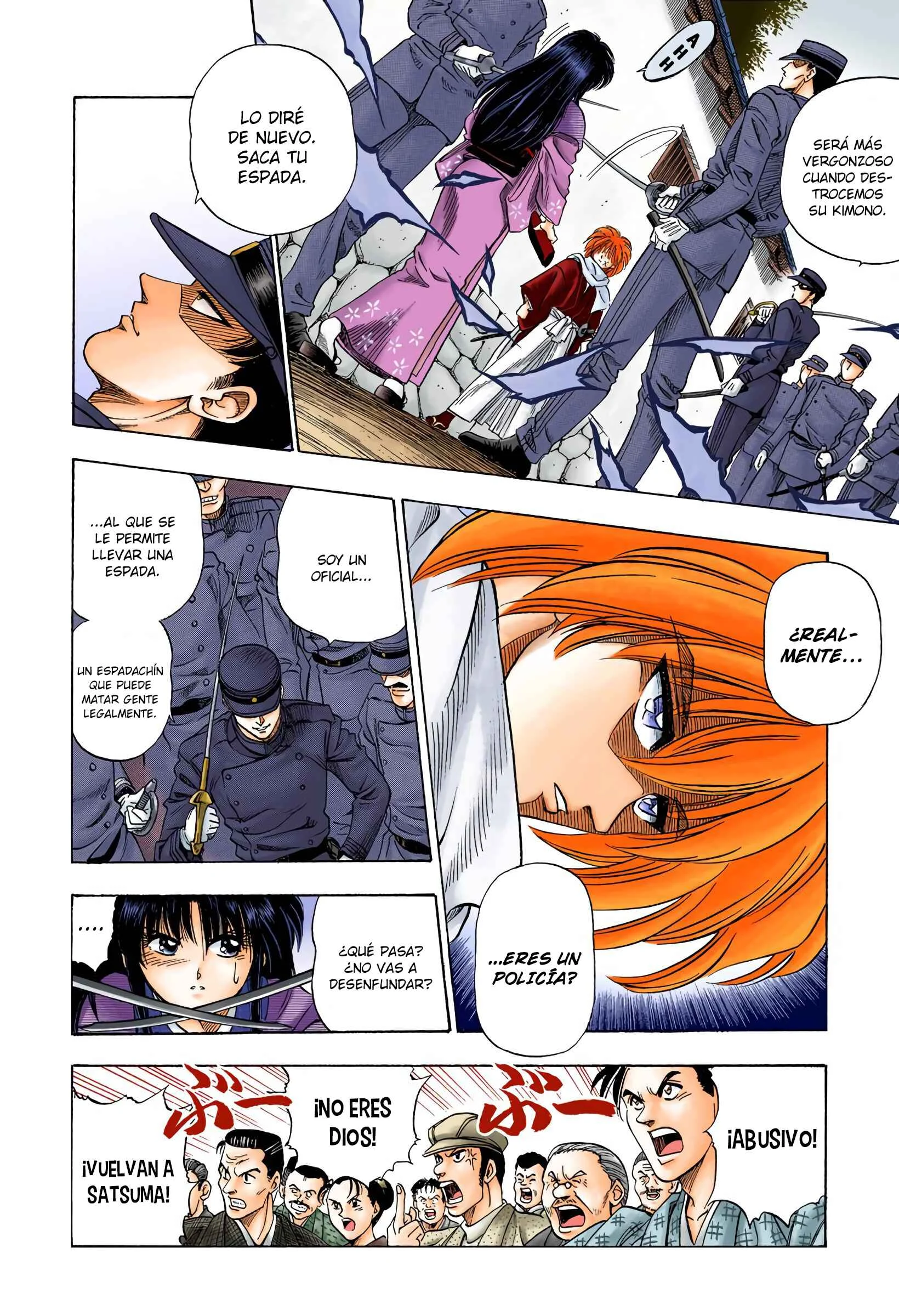 Rurouni Kenshin (Official Colored) Capítulo 2: Rurouni en la ciudad - Page 10