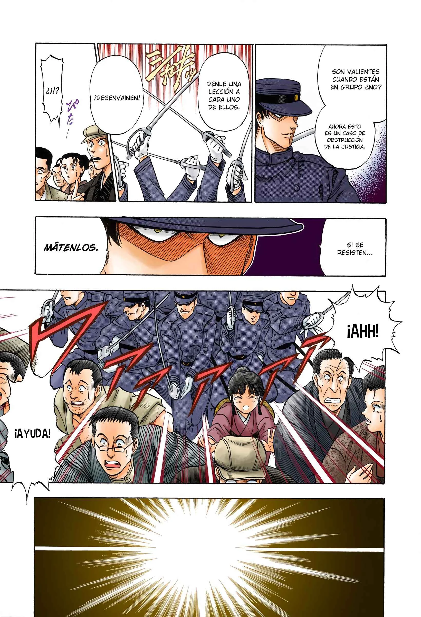 Rurouni Kenshin (Official Colored) Capítulo 2: Rurouni en la ciudad - Page 11