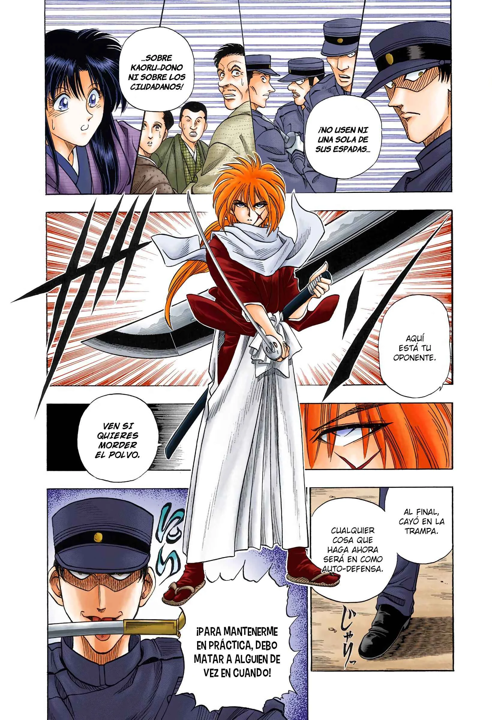 Rurouni Kenshin (Official Colored) Capítulo 2: Rurouni en la ciudad - Page 12