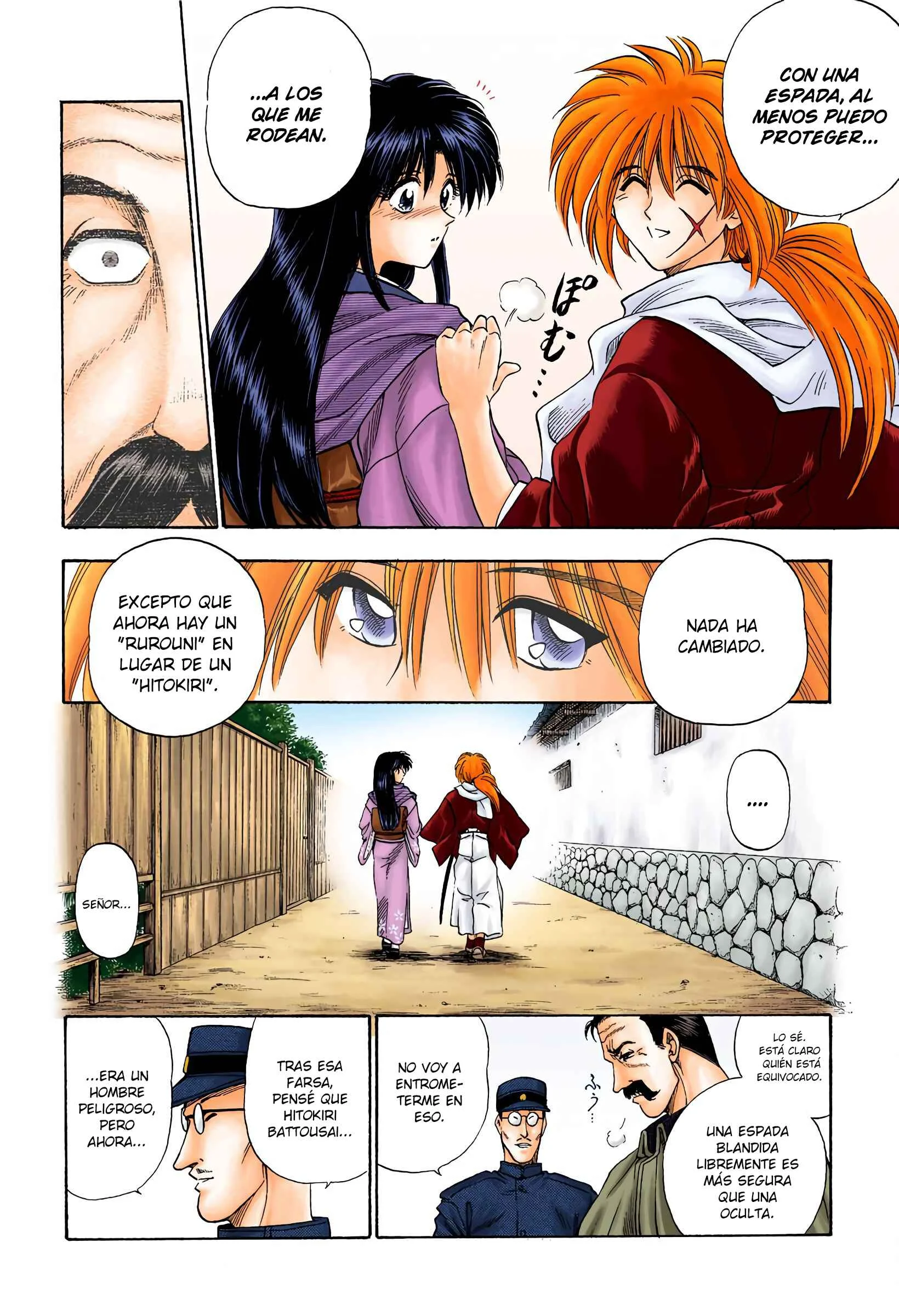 Rurouni Kenshin (Official Colored) Capítulo 2: Rurouni en la ciudad - Page 22