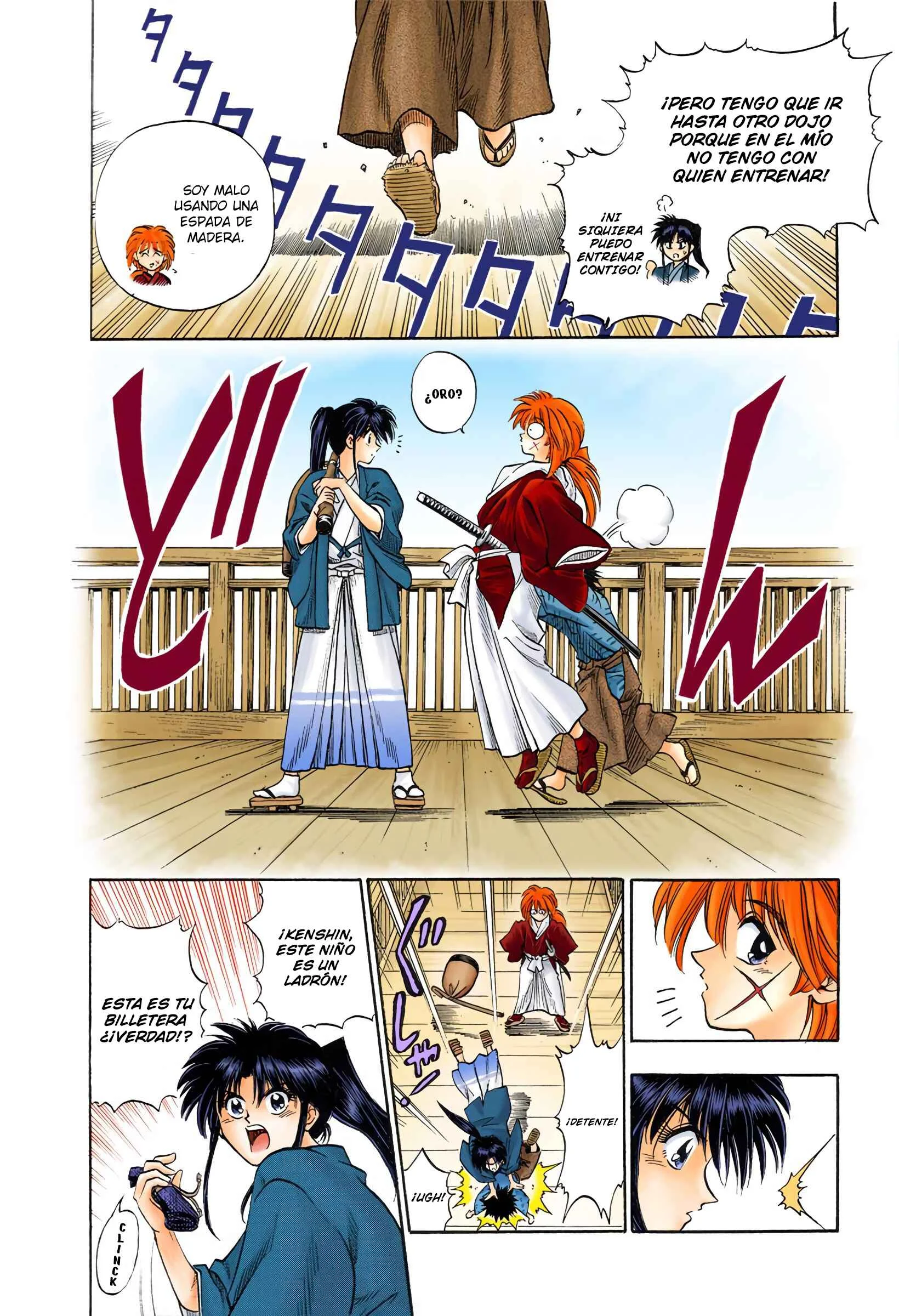 Rurouni Kenshin (Official Colored) Capítulo 3: El samurái de Tokio - Page 4