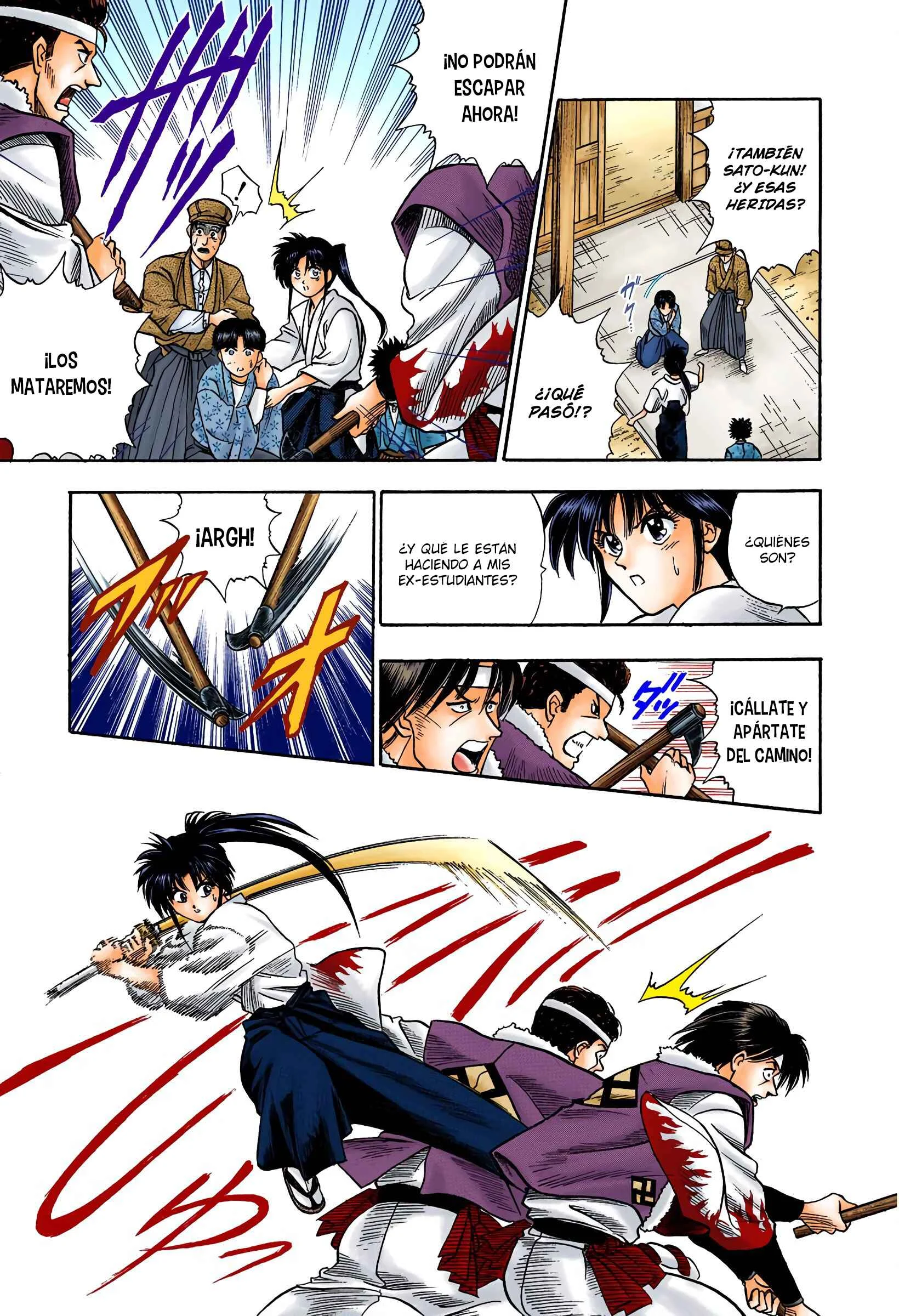 Rurouni Kenshin (Official Colored) Capítulo 4: Renacimiento del Kamiya Kasshin - Page 6