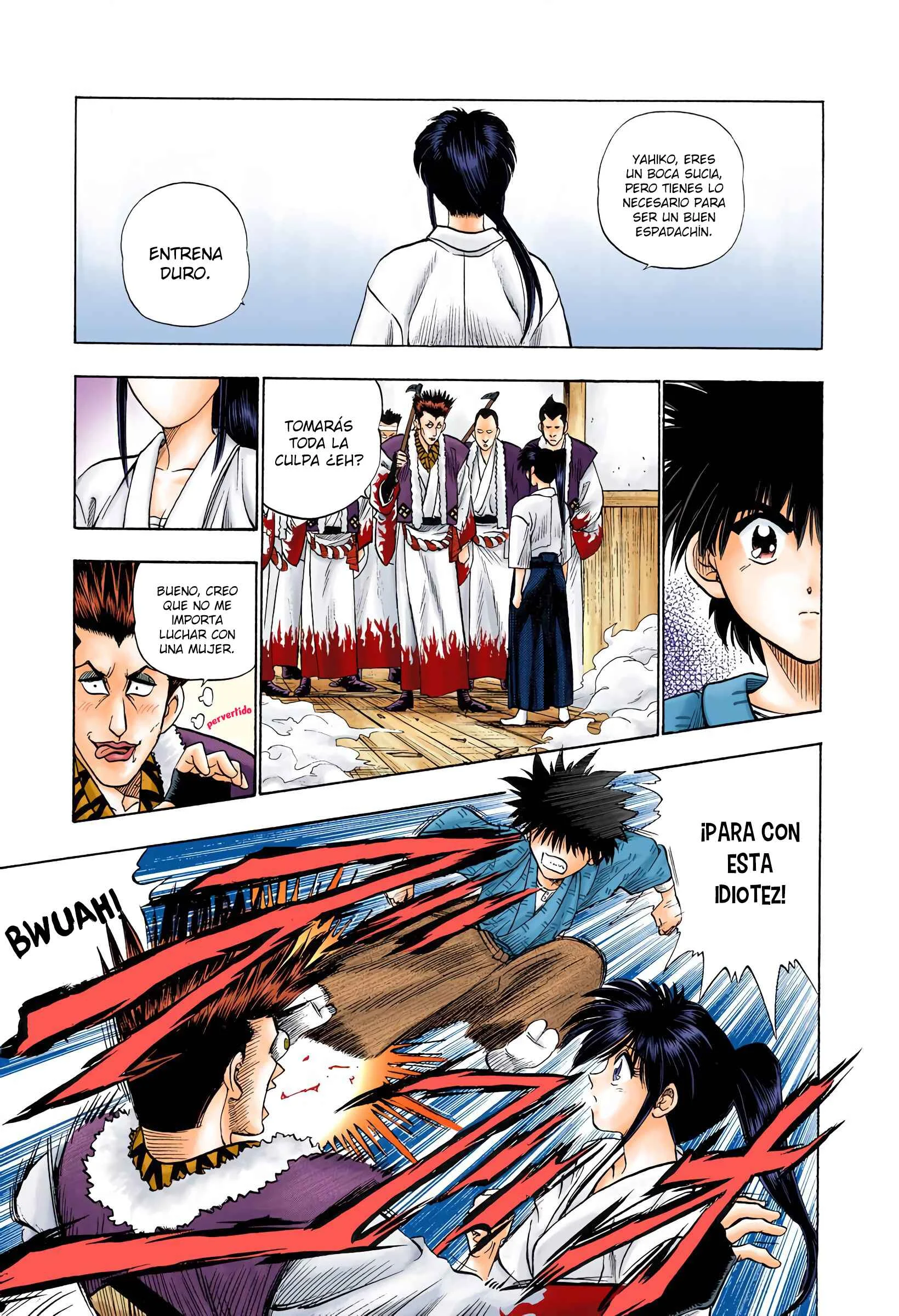 Rurouni Kenshin (Official Colored) Capítulo 4: Renacimiento del Kamiya Kasshin - Page 14