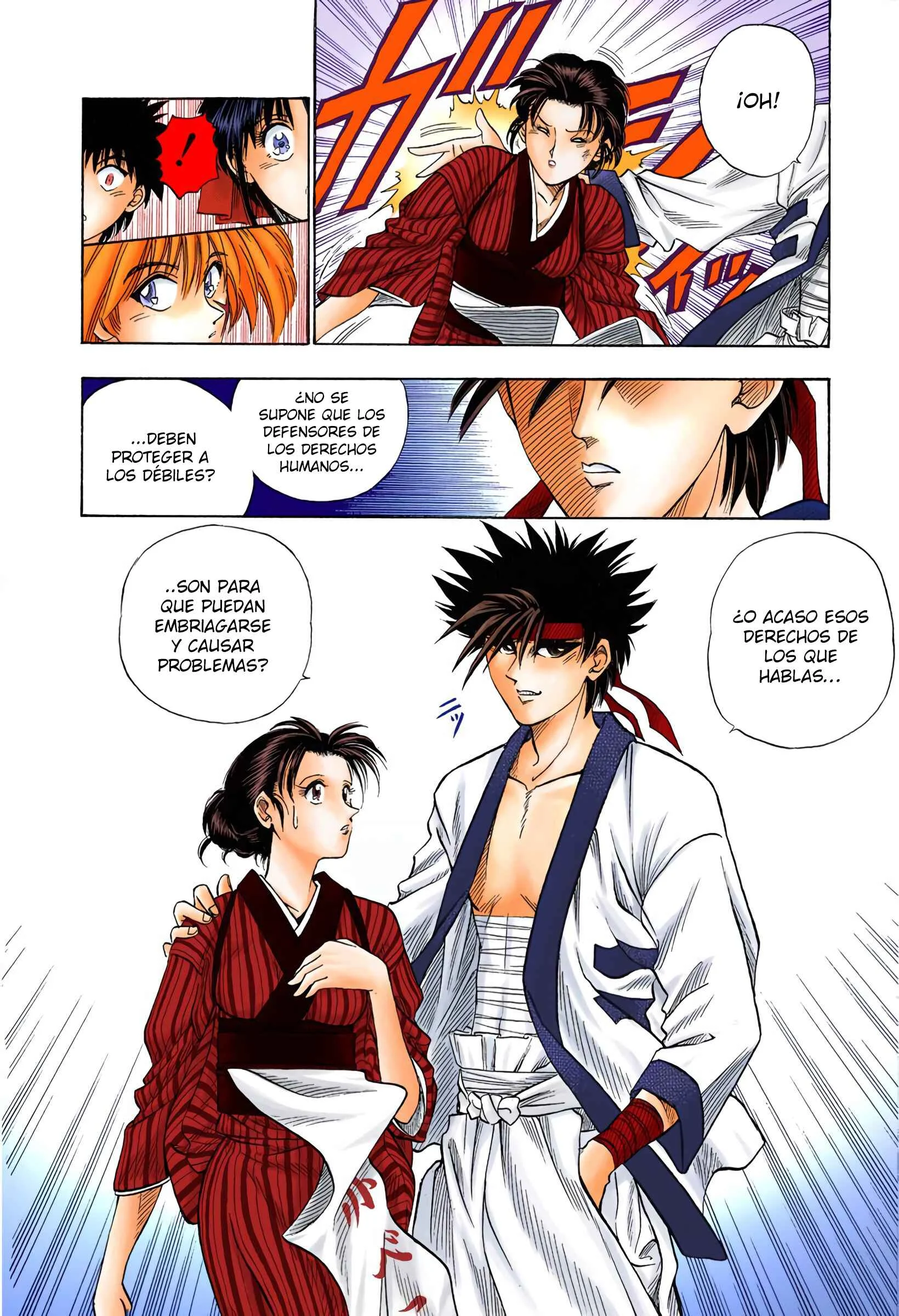Rurouni Kenshin (Official Colored) Capítulo 5: El peleador callejero - Page 8