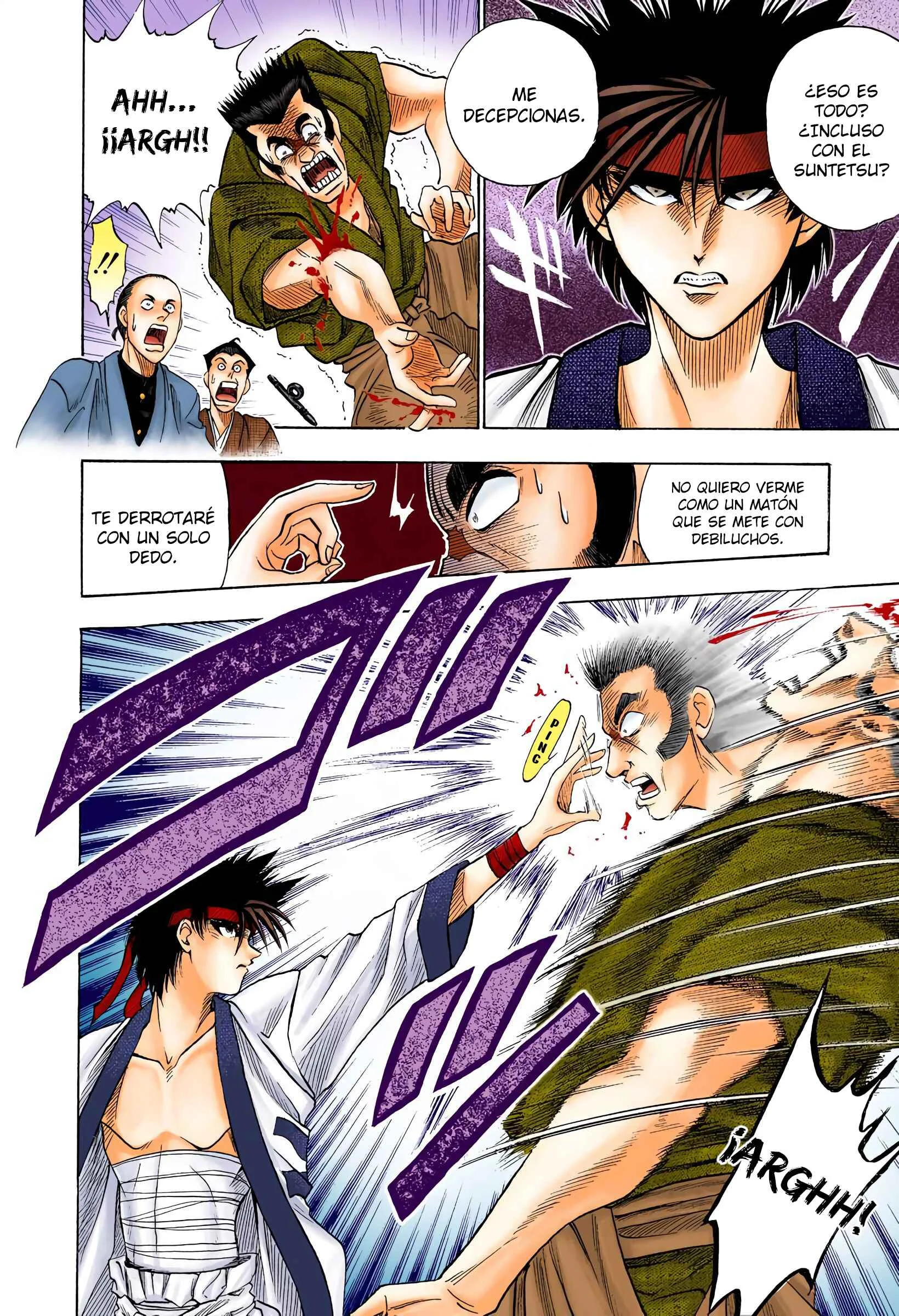 Rurouni Kenshin (Official Colored) Capítulo 5: El peleador callejero - Page 12