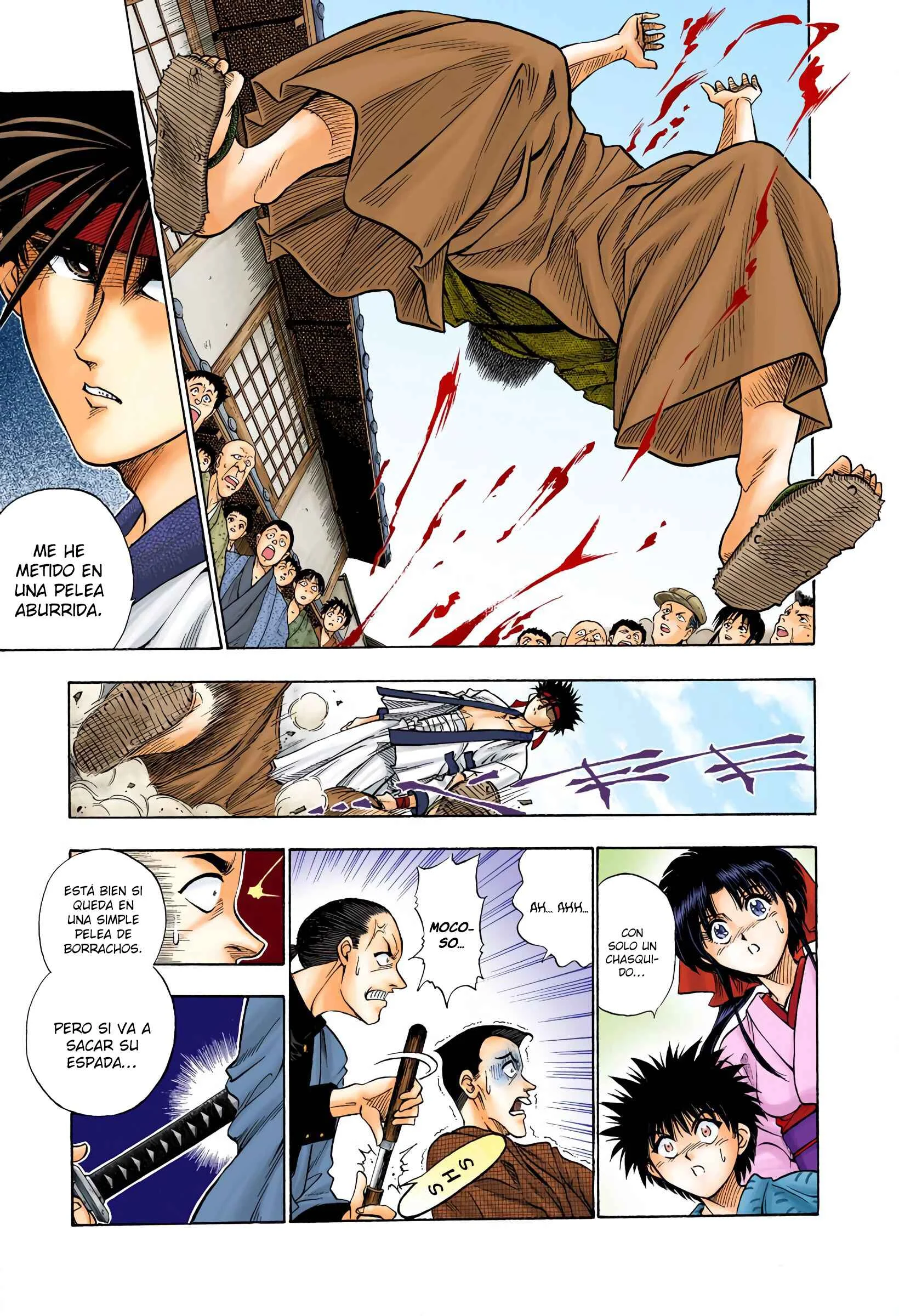 Rurouni Kenshin (Official Colored) Capítulo 5: El peleador callejero - Page 13