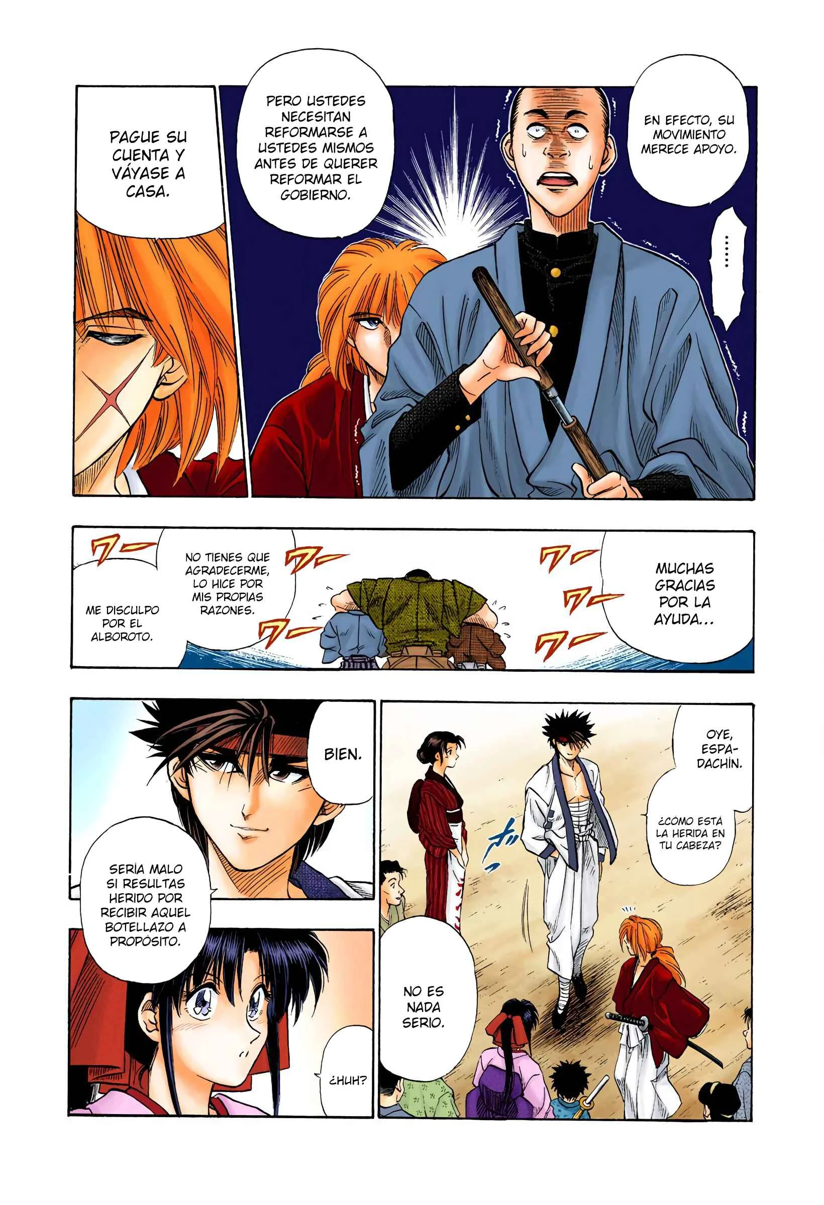 Rurouni Kenshin (Official Colored) Capítulo 5: El peleador callejero - Page 14