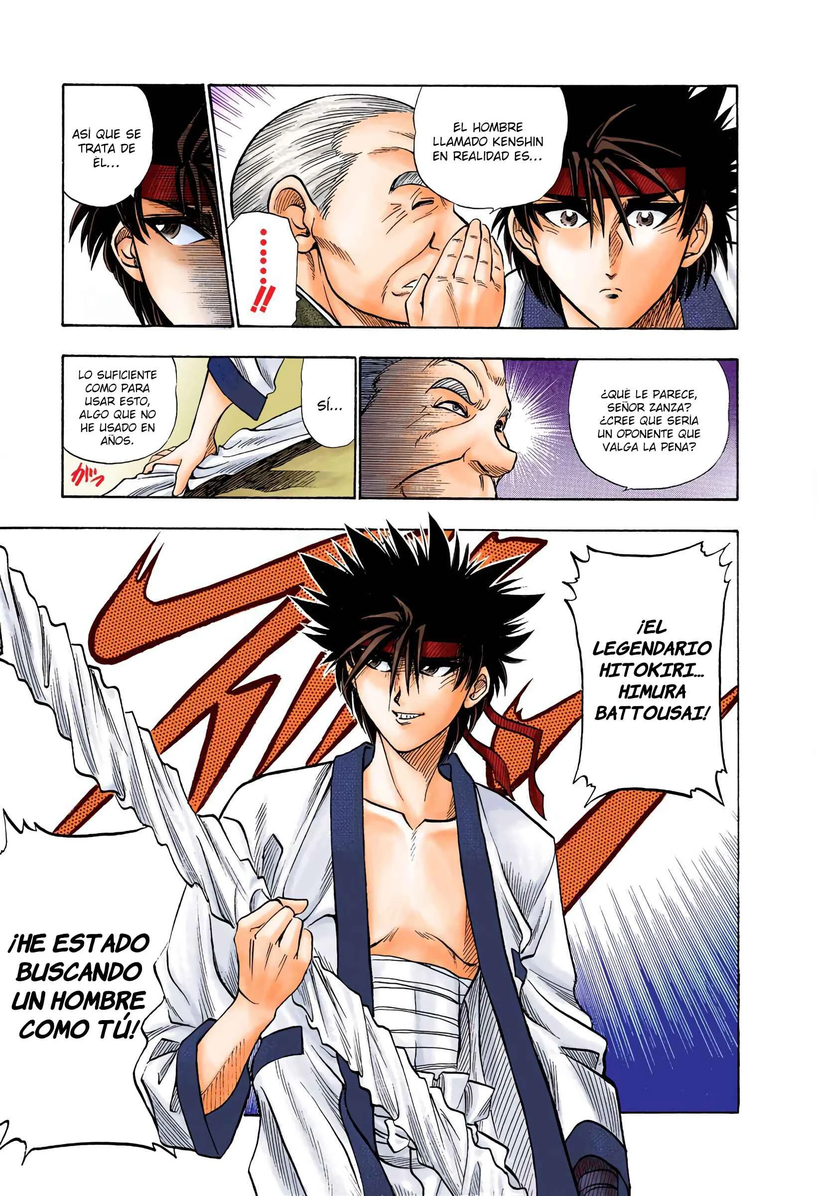 Rurouni Kenshin (Official Colored) Capítulo 5: El peleador callejero - Page 19