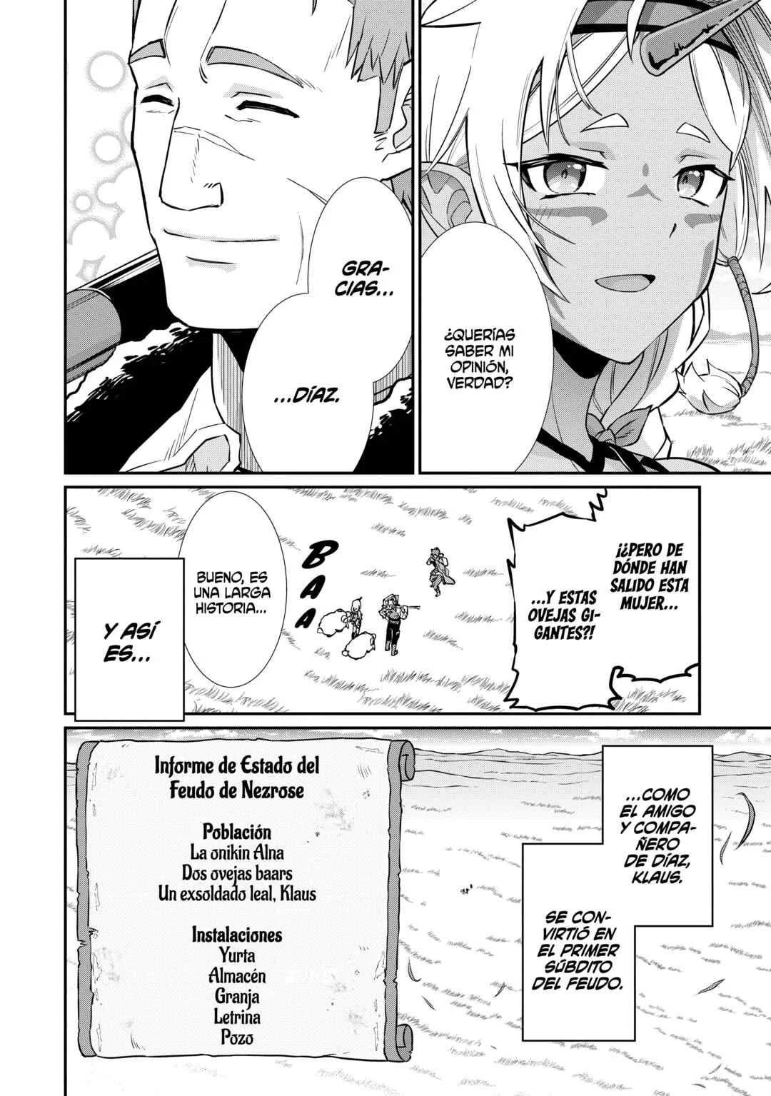 Ryoumin 0-nin Start no Henkyou Ryoushusama ~Ao no Dias to Soukaku no Otome~ Capítulo 5: Capítulo 5 - Page 33