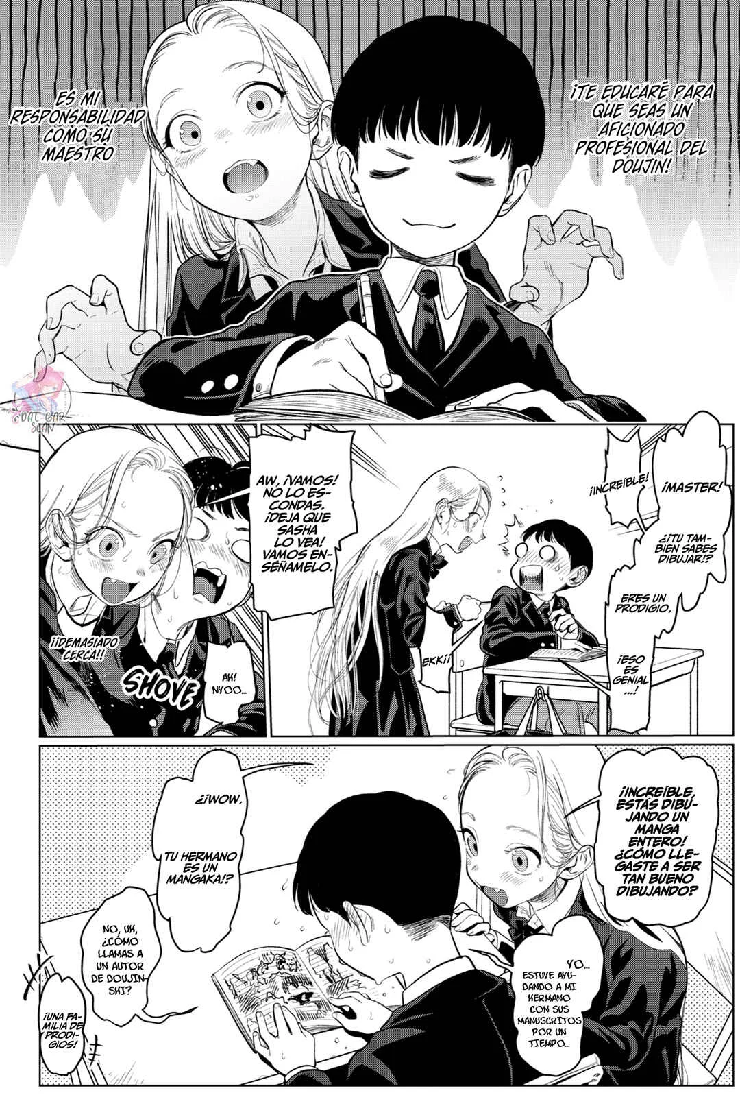 Sasha-chan to Classmate Otaku-kun Capítulo 3: Dignidad del maestro - Page 5