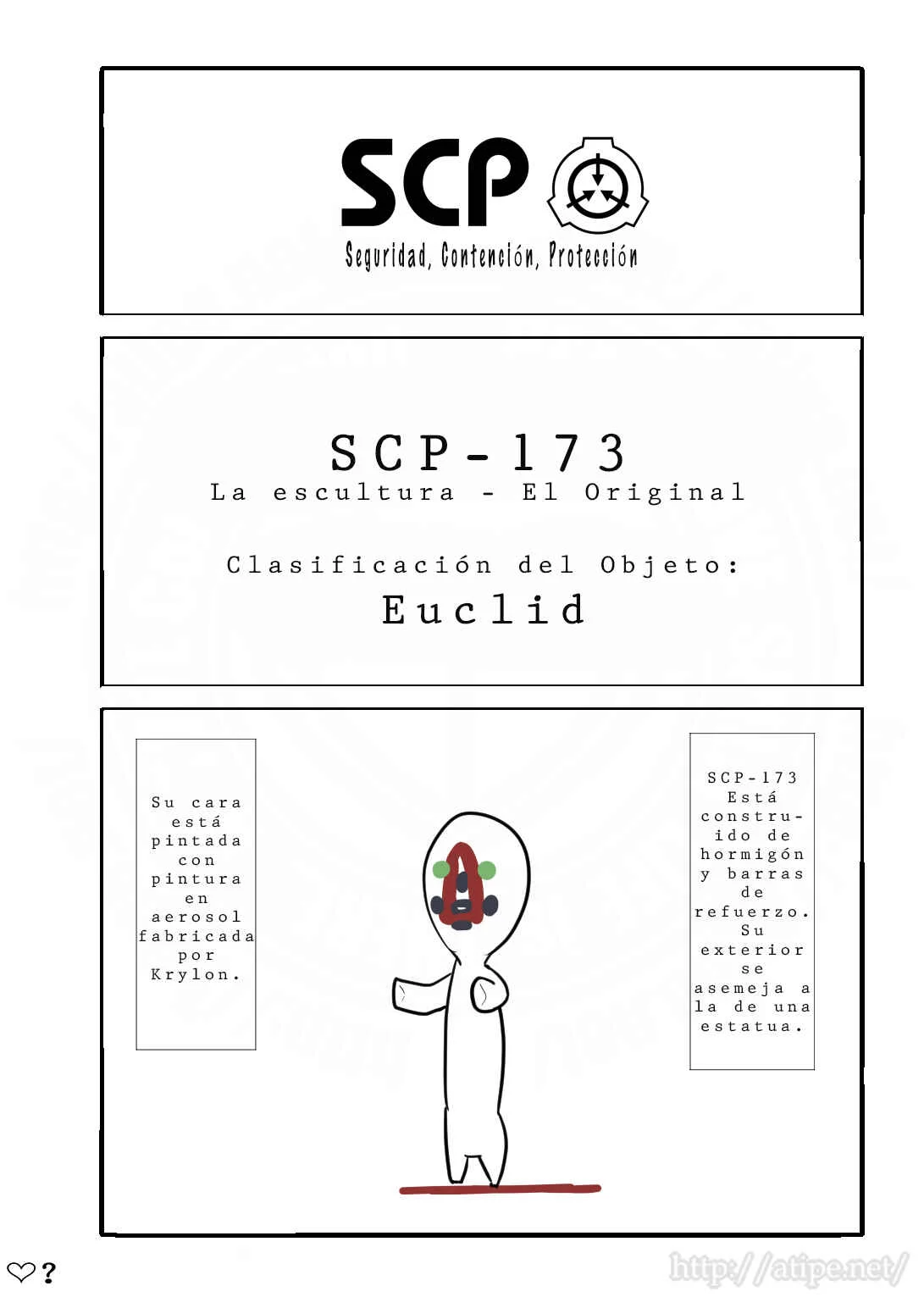 SCP o Zakkuri Shoukai Capítulo 1: SCP-173 - Page 1