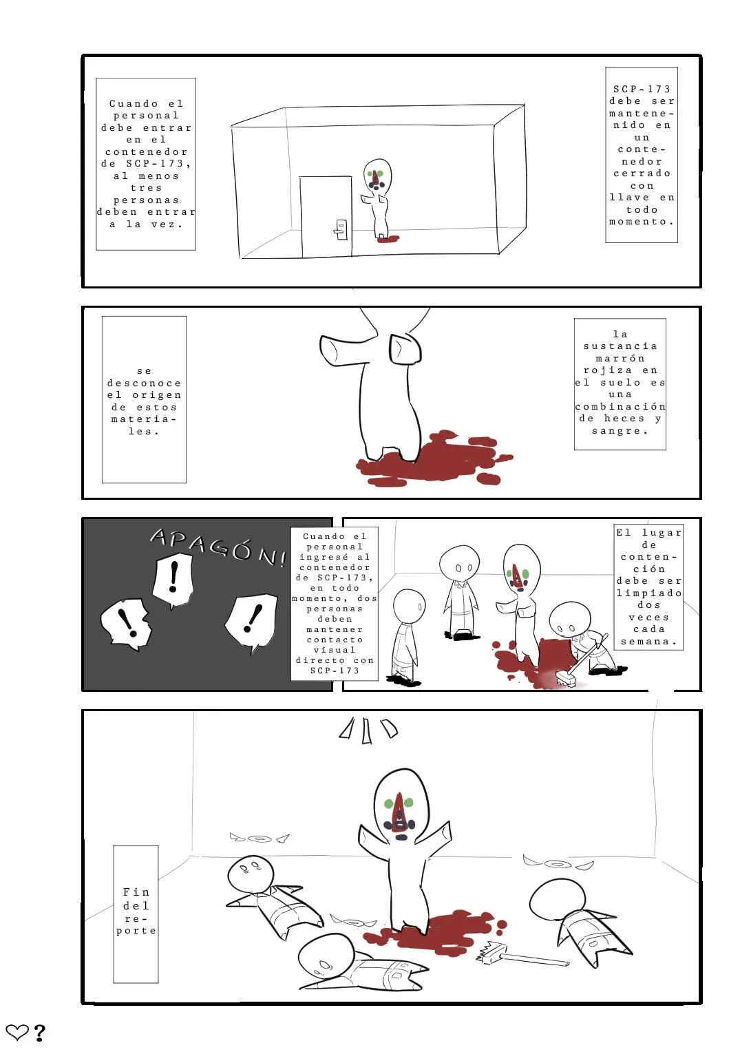 SCP o Zakkuri Shoukai Capítulo 1: SCP-173 - Page 3