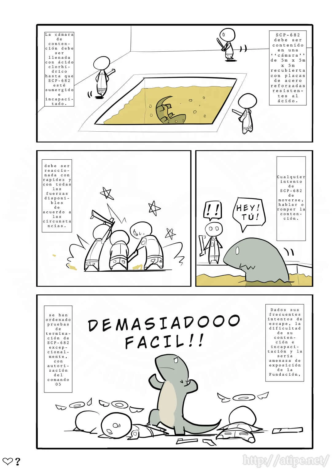 SCP o Zakkuri Shoukai Capítulo 4: SCP-682 - Page 3