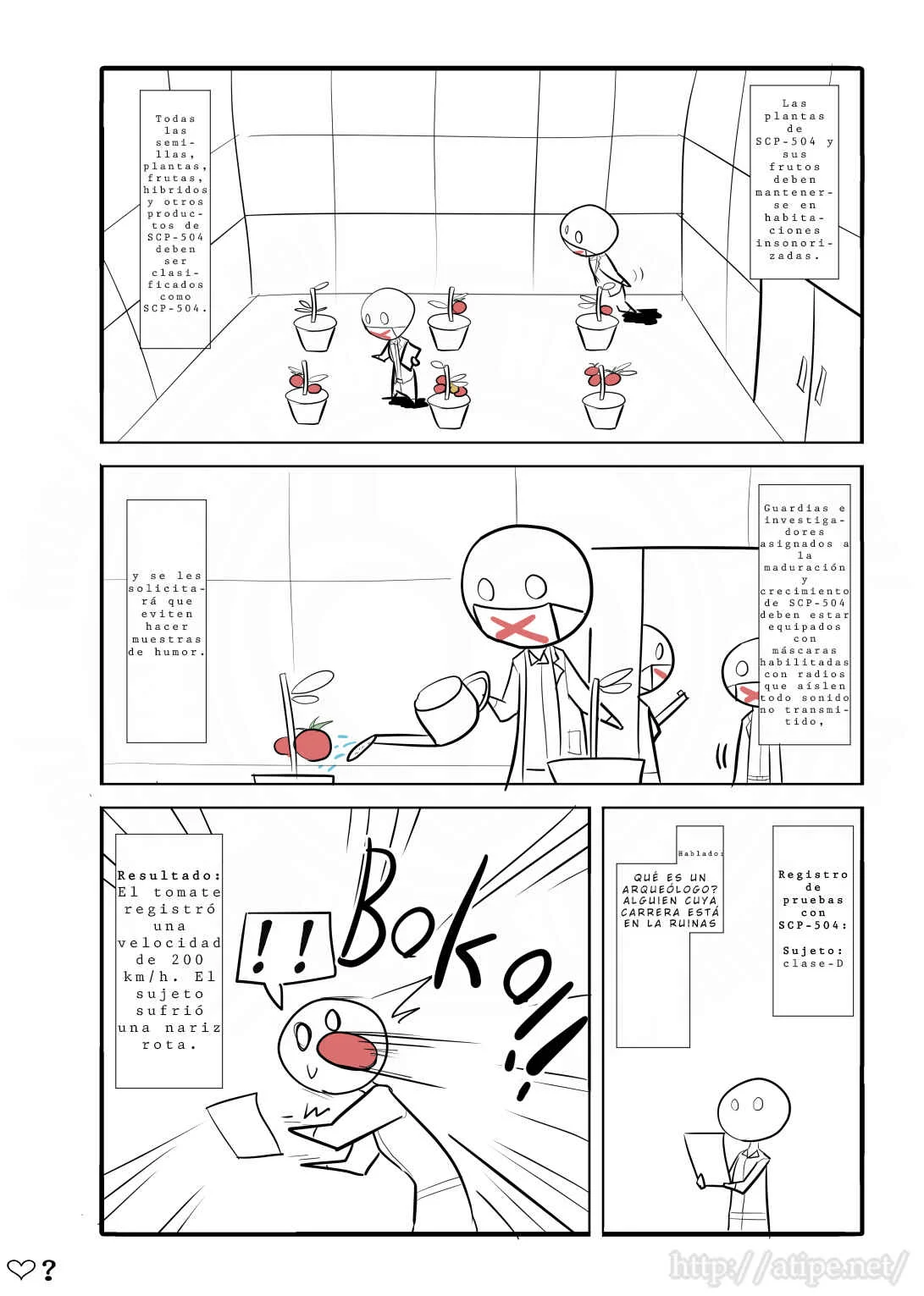 SCP o Zakkuri Shoukai Capítulo 5: SCP-504 - Page 3