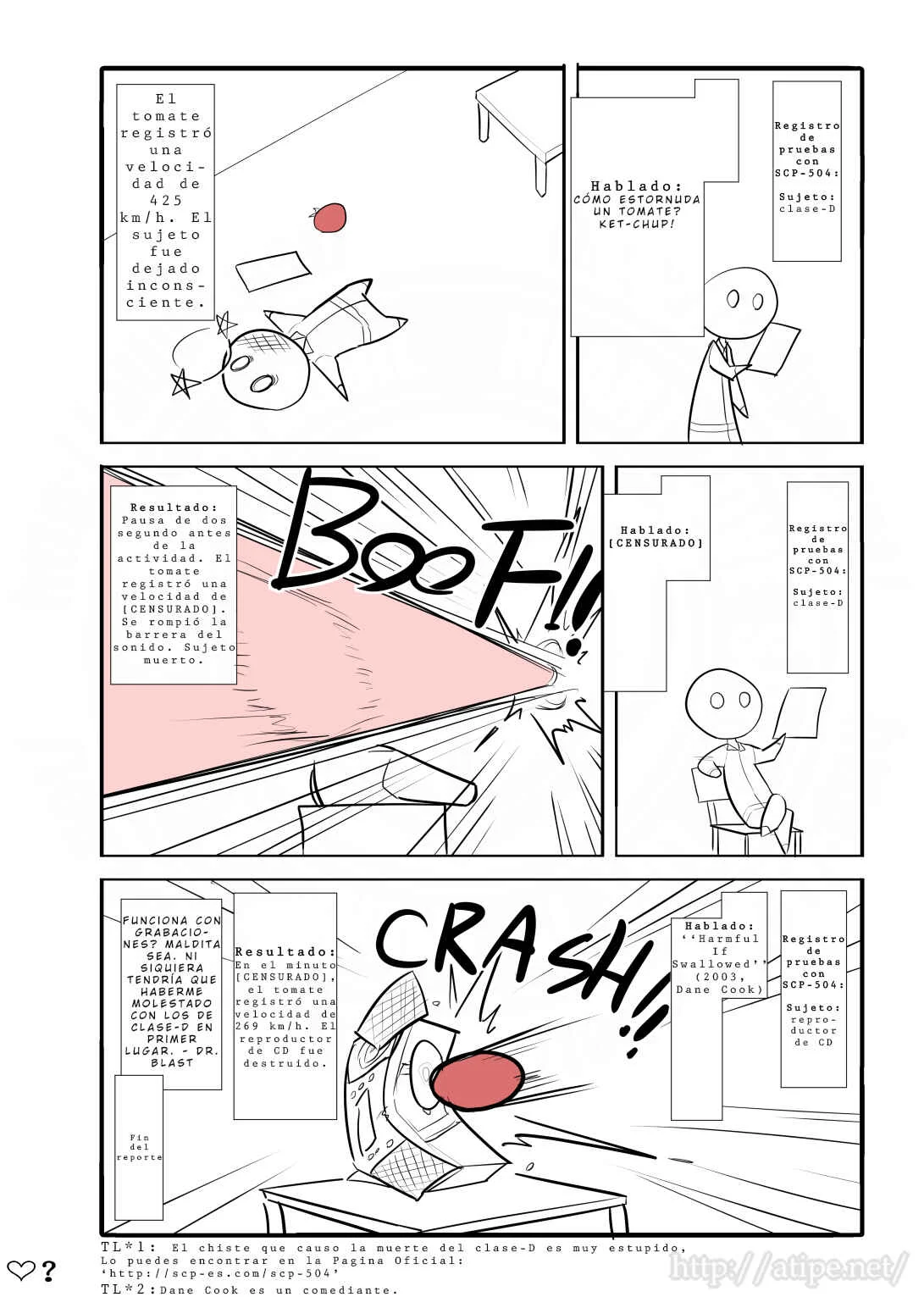 SCP o Zakkuri Shoukai Capítulo 5: SCP-504 - Page 4