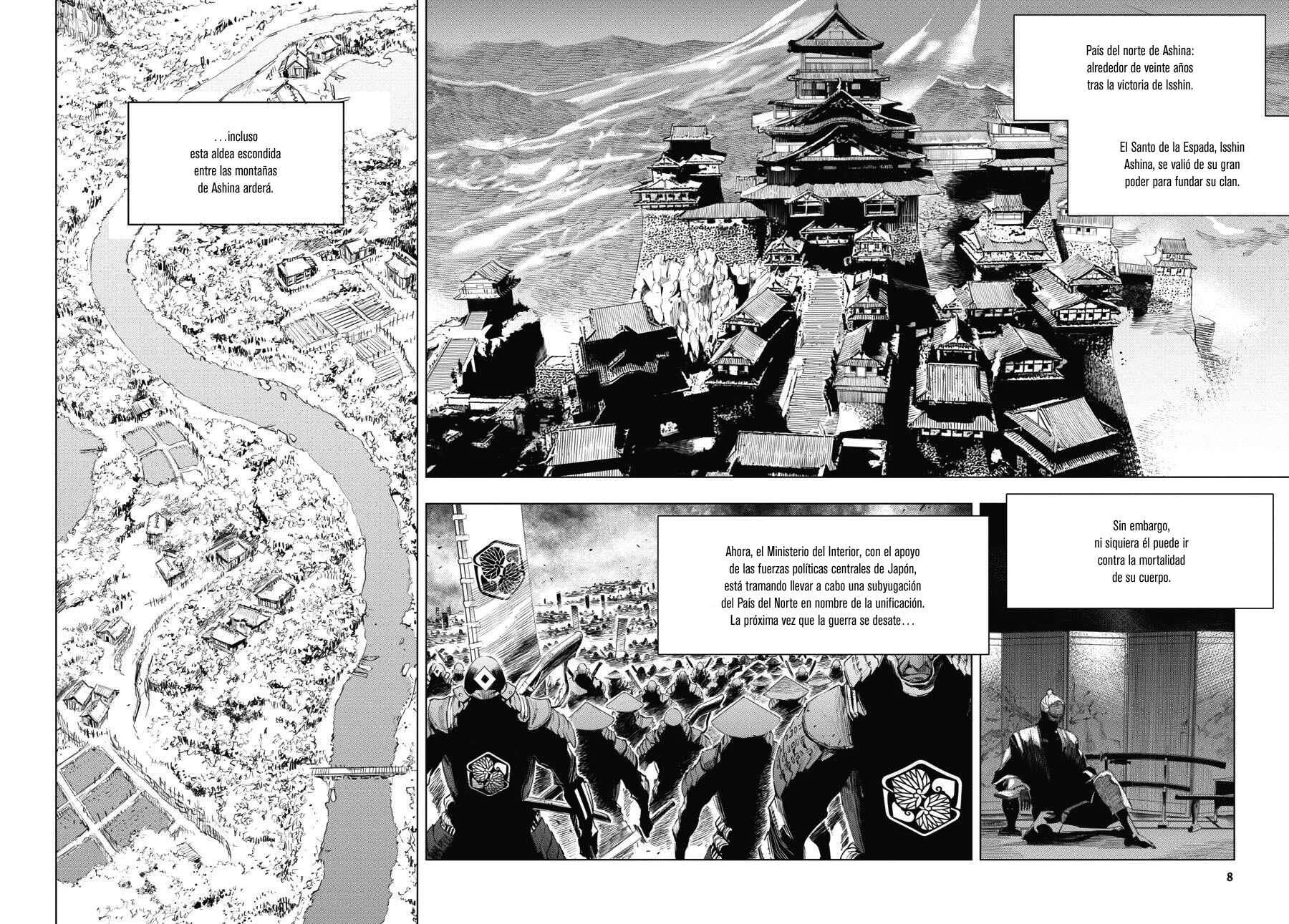 Sekiro Side Story: Hanbei the Undying Capítulo 1: Parte 1: Hanbei el inmortal - Page 8
