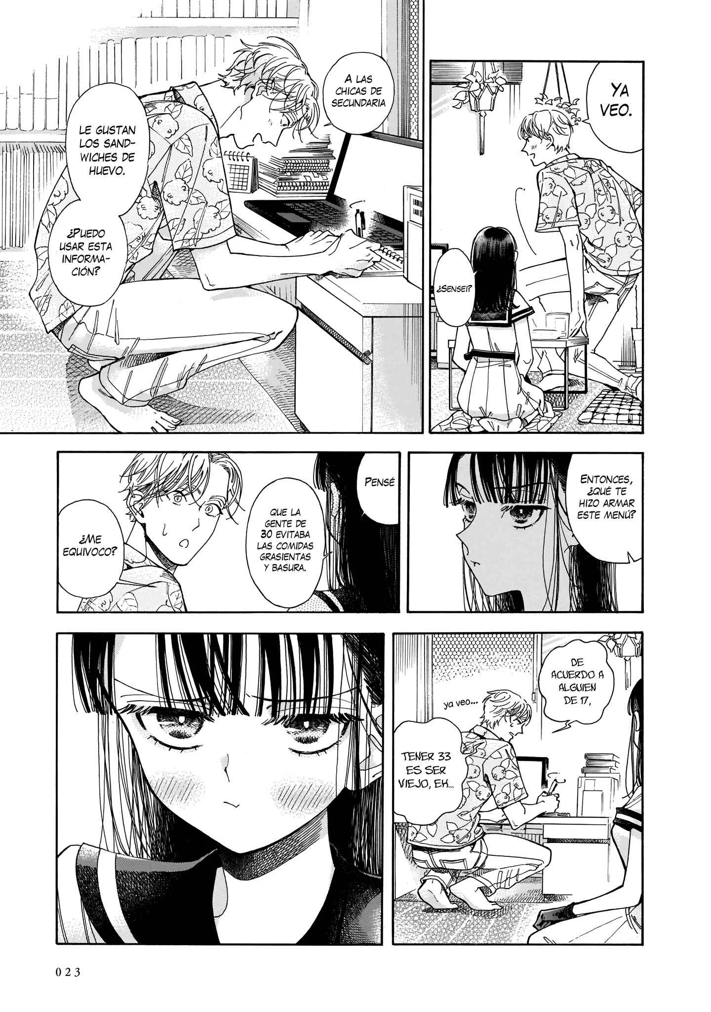 Sensei, Kongetsu Dou Desu ka Capítulo 1: El futuro - Page 23