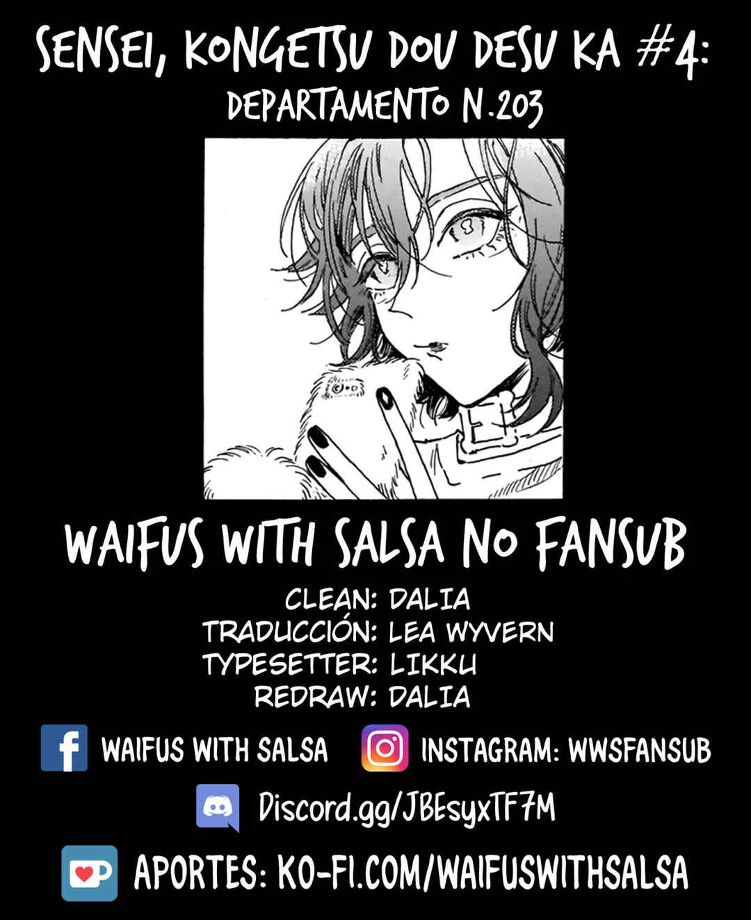 Sensei, Kongetsu Dou Desu ka Capítulo 4: Departamento N°203 - Page 1