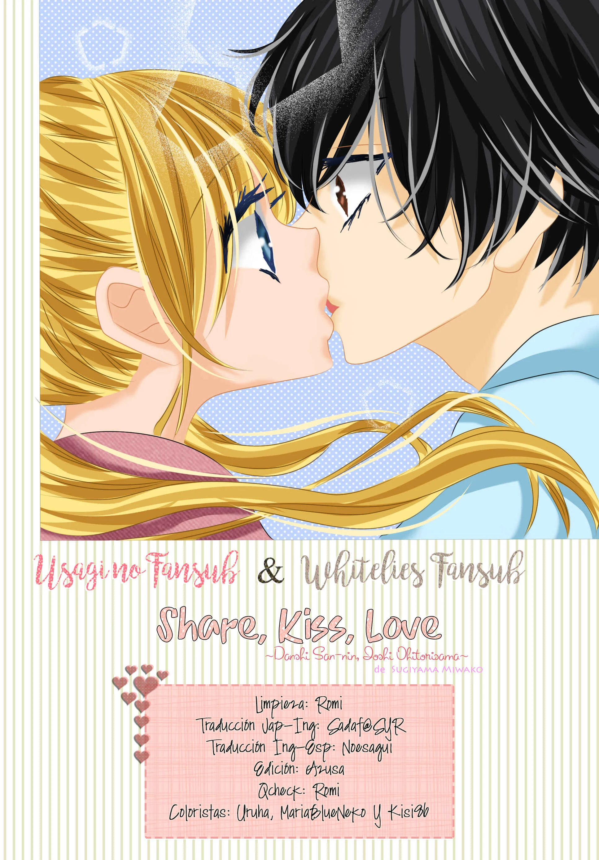 Share Kiss Love - Danshi San-nin, Joshi Ohitorisama Capítulo 1 - Page 1