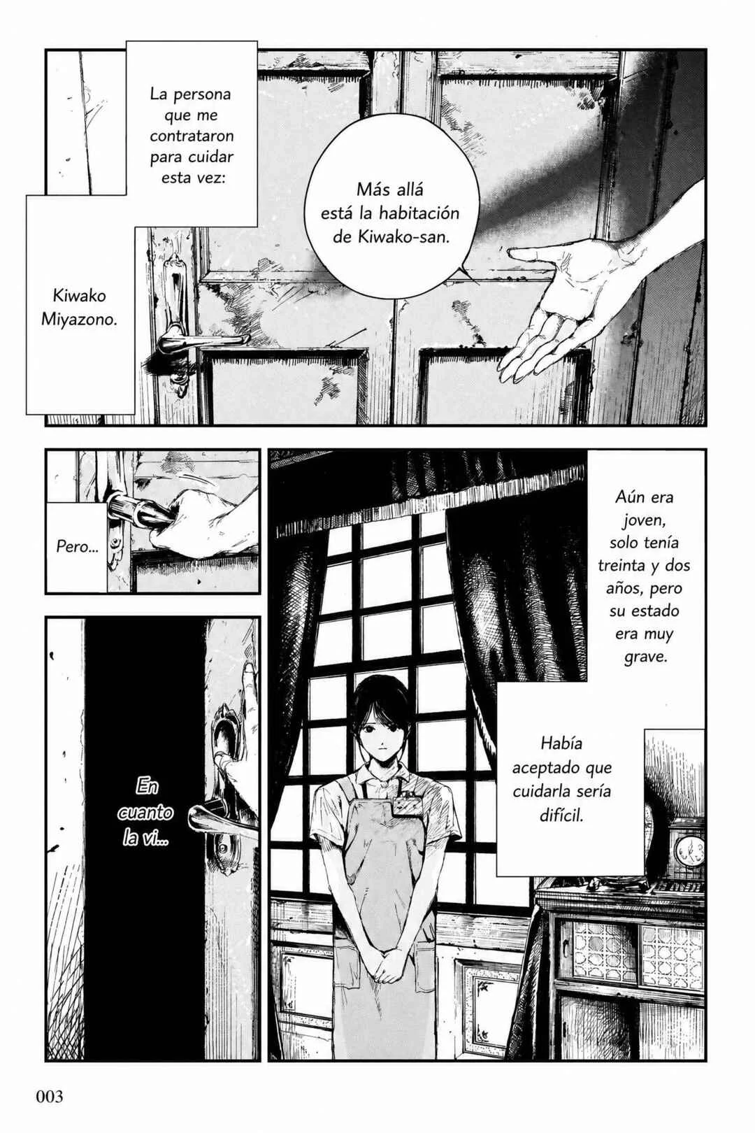 Shikabane Kaigo Capítulo 1: Primera noche - Contractura ① - Page 2