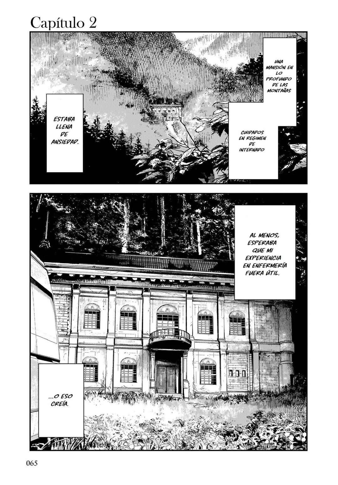 Shikabane Kaigo Capítulo 2: Primera noche - Contractura ② - Page 1
