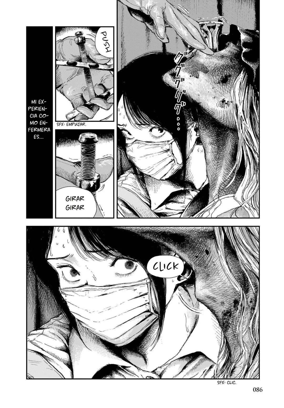 Shikabane Kaigo Capítulo 2: Primera noche - Contractura ② - Page 21