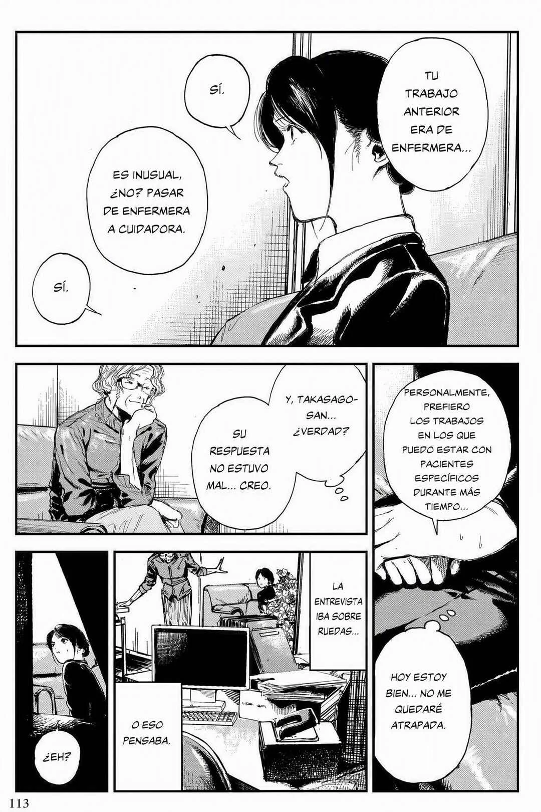 Shikabane Kaigo Capítulo 3: Primera noche - Contractura ③ - Page 5