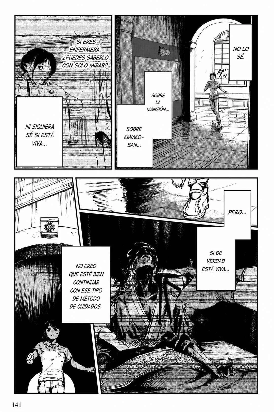 Shikabane Kaigo Capítulo 3: Primera noche - Contractura ③ - Page 33