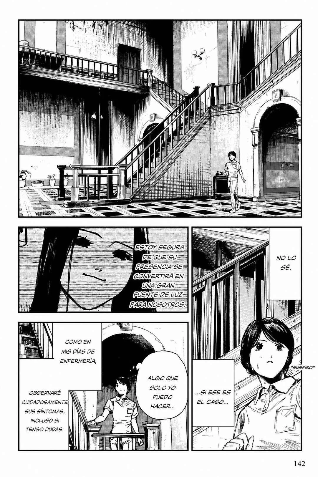 Shikabane Kaigo Capítulo 3: Primera noche - Contractura ③ - Page 34