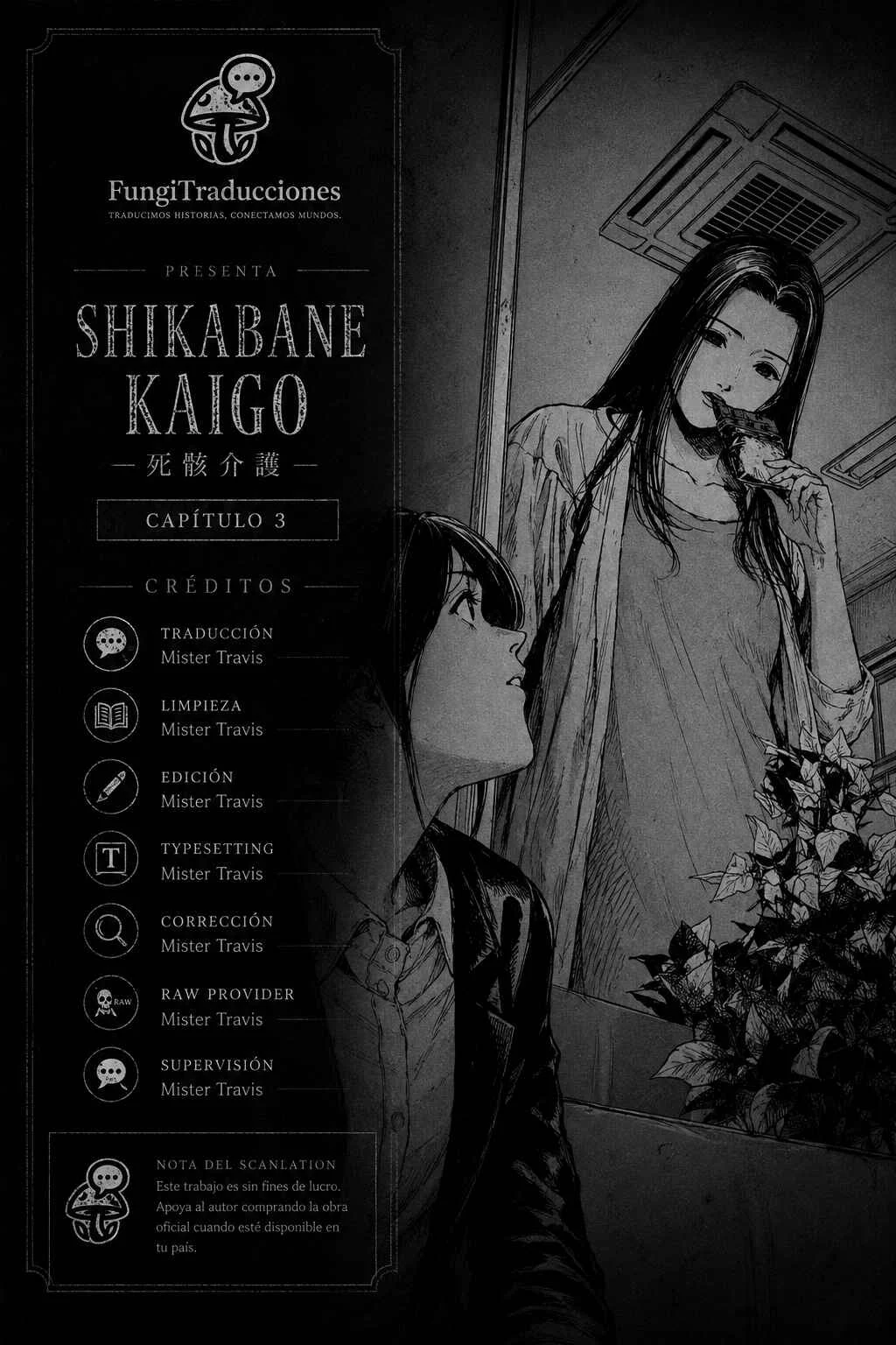 Shikabane Kaigo Capítulo 3: Primera noche - Contractura ③ - Page 40