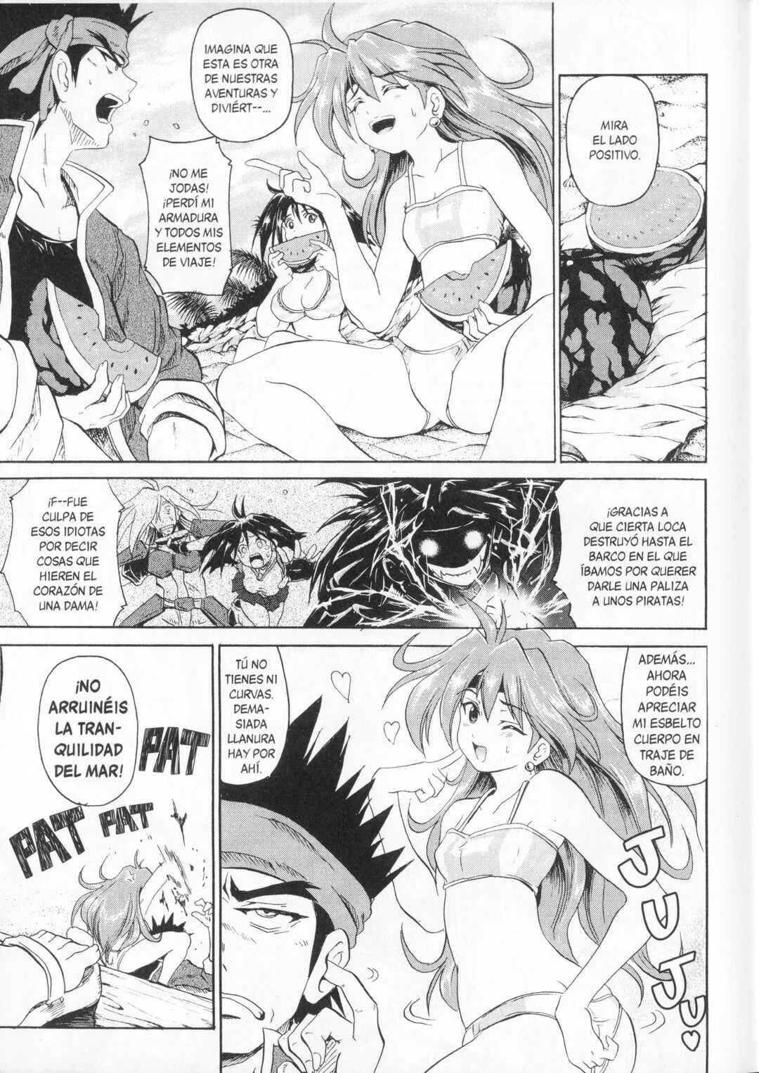 Shin Slayers - Falces no Sunadokei Capítulo 1: ¡Vacaciones! Atraídos por una isla del sur - Page 11