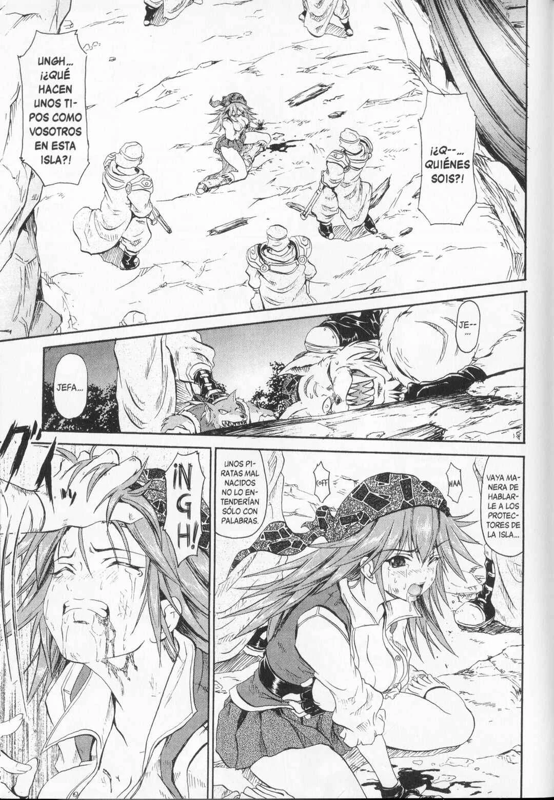 Shin Slayers - Falces no Sunadokei Capítulo 1: ¡Vacaciones! Atraídos por una isla del sur - Page 39