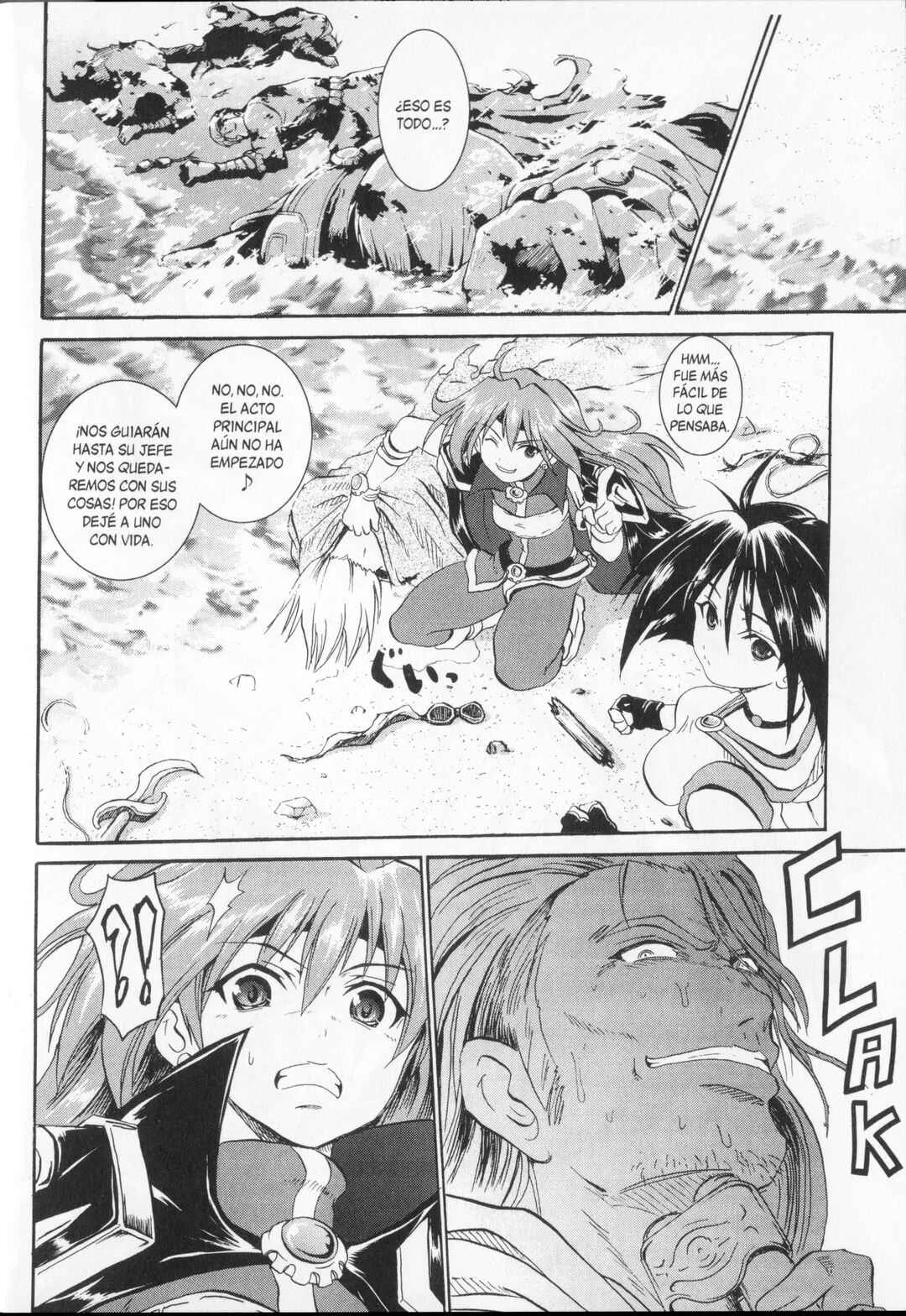 Shin Slayers - Falces no Sunadokei Capítulo 2: ¡¿Una ilusión?! Amanece en el pueblo misterioso - Page 8
