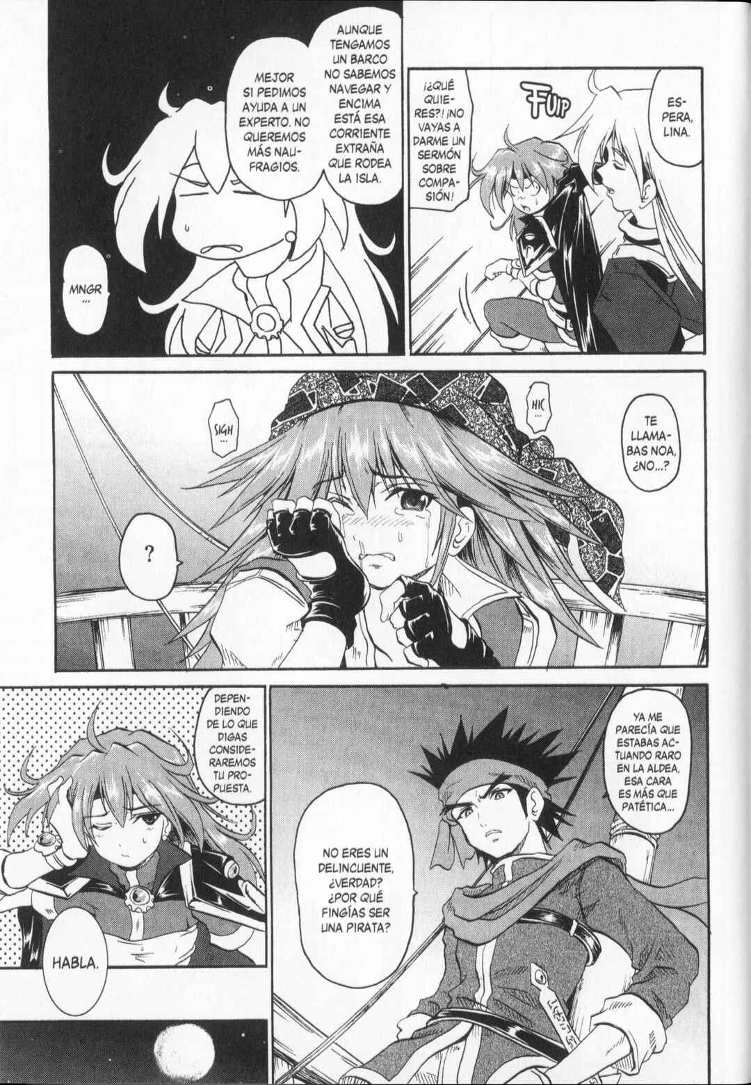 Shin Slayers - Falces no Sunadokei Capítulo 2: ¡¿Una ilusión?! Amanece en el pueblo misterioso - Page 13