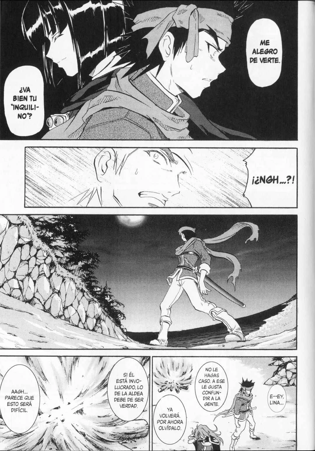 Shin Slayers - Falces no Sunadokei Capítulo 2: ¡¿Una ilusión?! Amanece en el pueblo misterioso - Page 27