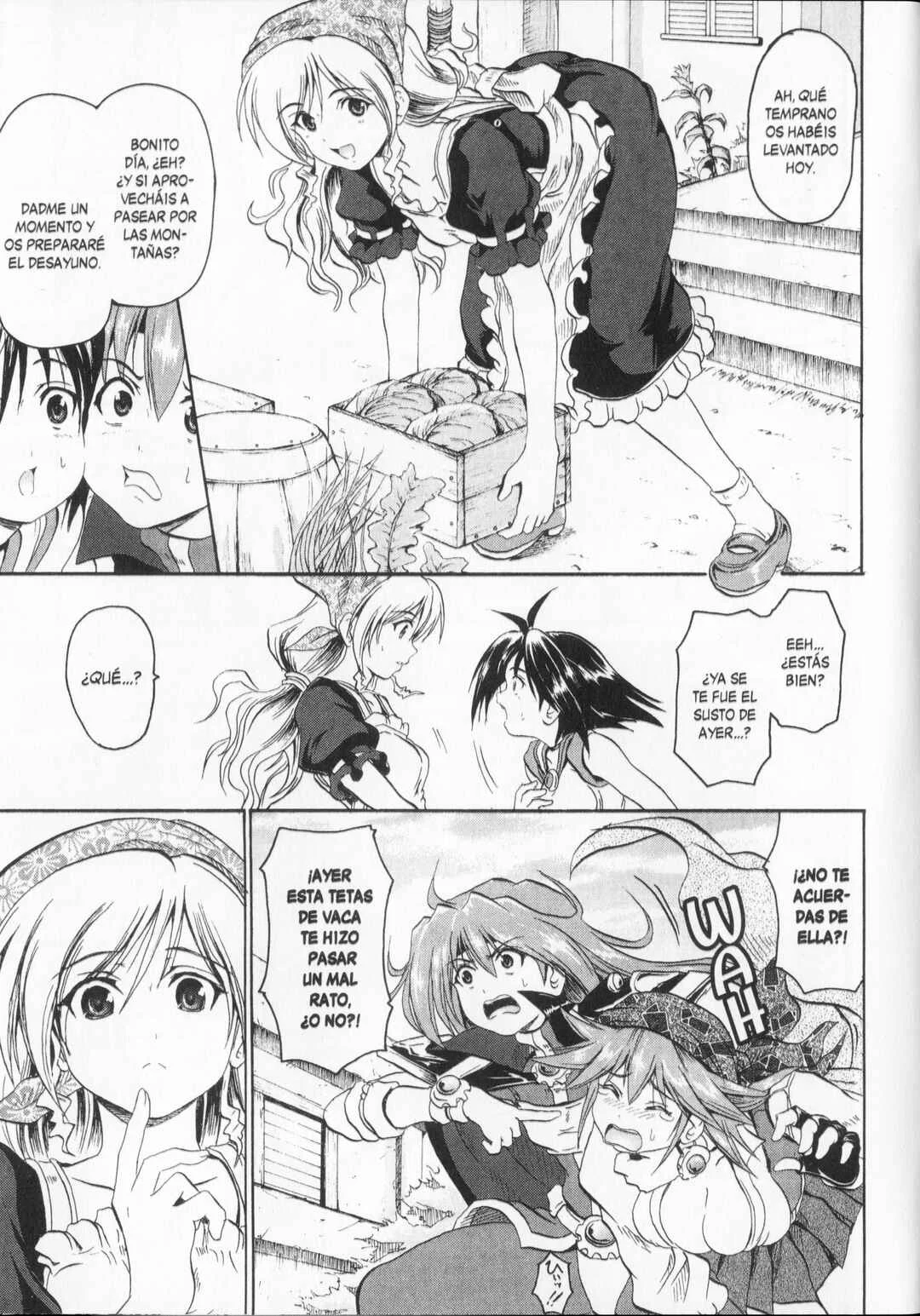 Shin Slayers - Falces no Sunadokei Capítulo 2: ¡¿Una ilusión?! Amanece en el pueblo misterioso - Page 33