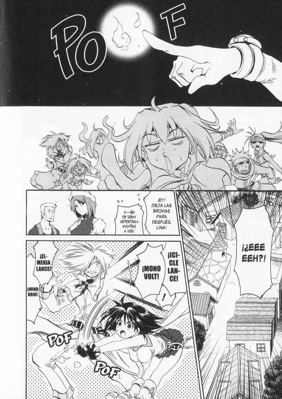 Shin Slayers - Falces no Sunadokei Capítulo 2: ¡¿Una ilusión?! Amanece en el pueblo misterioso - Page 36
