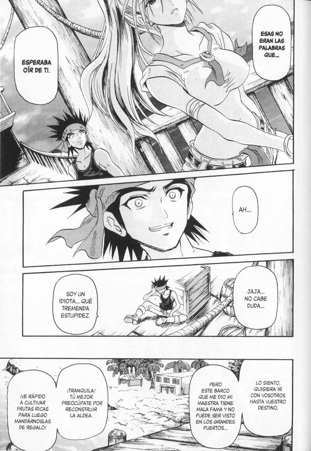 Shin Slayers - Falces no Sunadokei Capítulo 4: Las arenas del tiempo flotando en el atardecer - Page 35