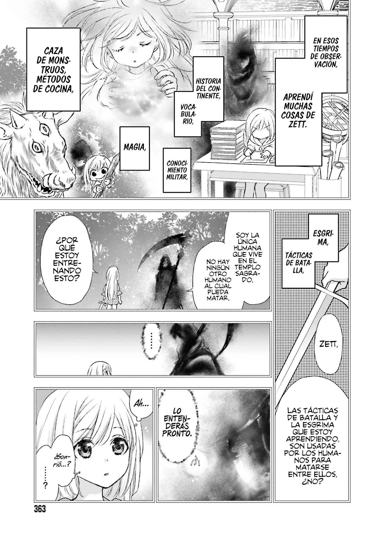 Shinigami ni Sodaterareta Shoujo wa Shikkoku no Tsurugi o Mune ni Idaku Capítulo 2 - Page 6