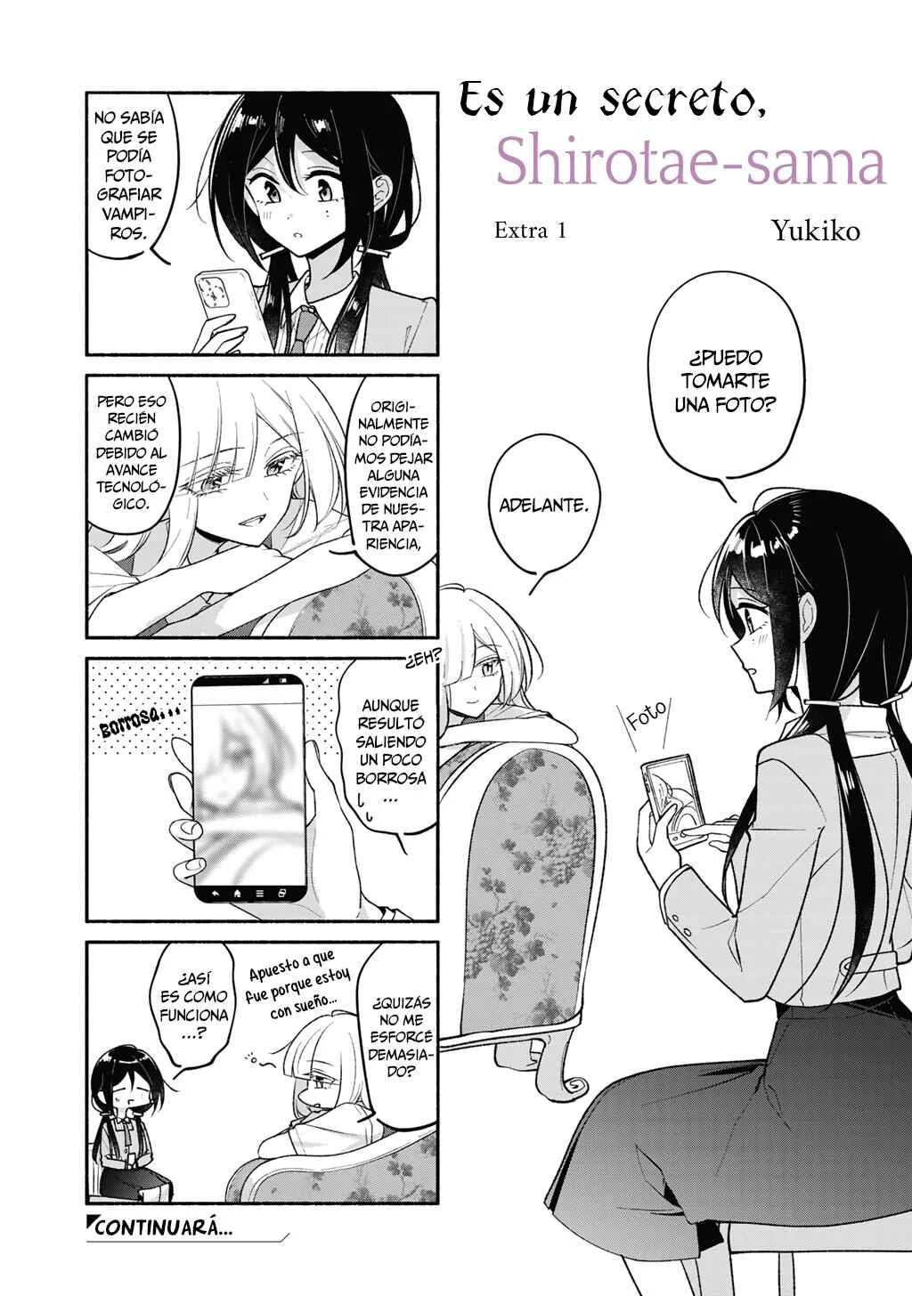 Shirotae-Sama, Himitsu desuyo Capítulo 3.5: Extras vol. 1 - Page 1